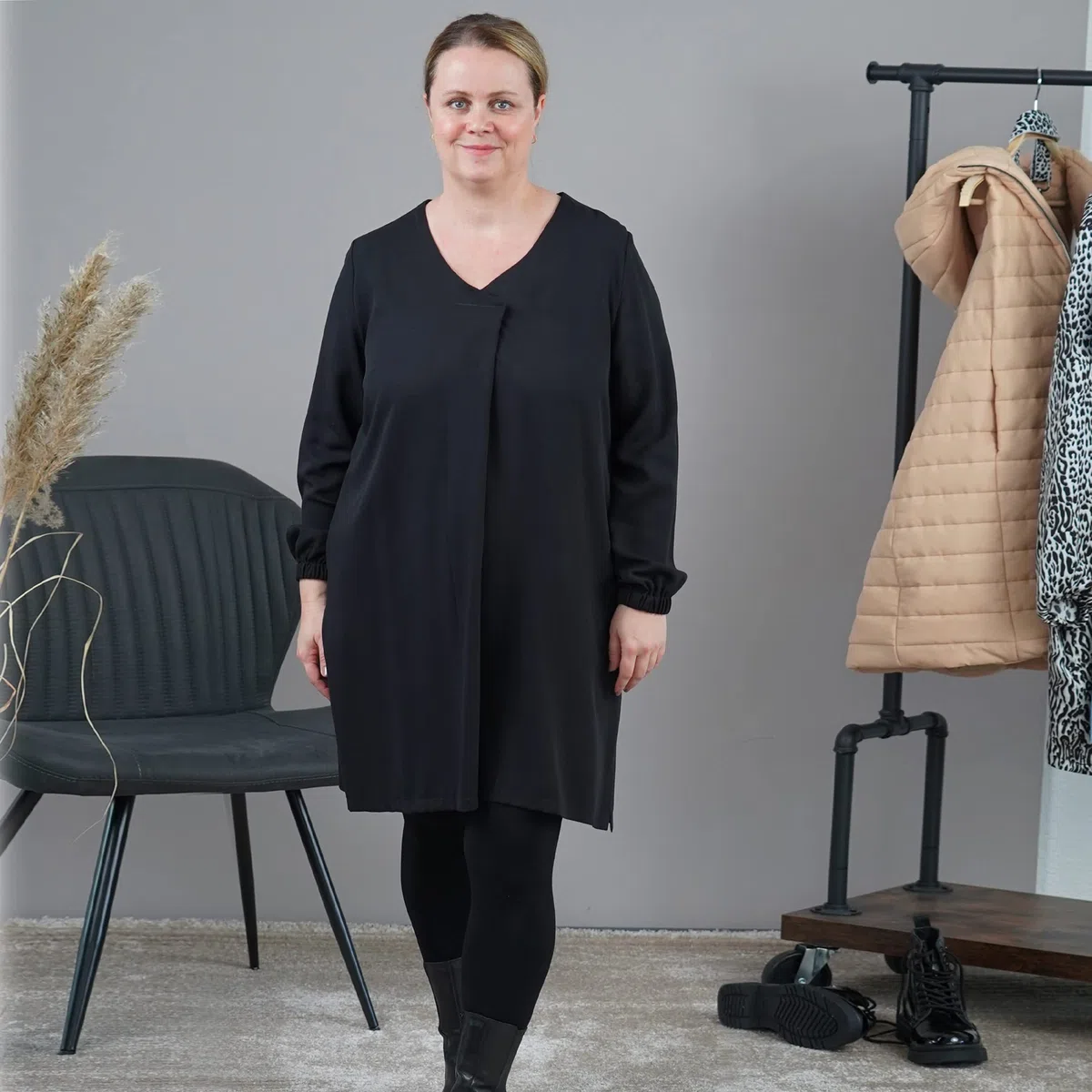 Schnittmuster und Nähanleitung - Bluse/Tunika Flora Damen 32 bis 58 weiß