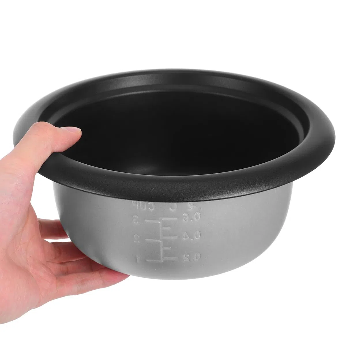 MAGICLULU Reiskocher Innentopf 1.5L Antihaftbeschichteter Ersatz Kochtopf Für Reiskocher Austauschbarer Innenkochtopf Ideal Zum Reiskochen Und Kuchenbacken
