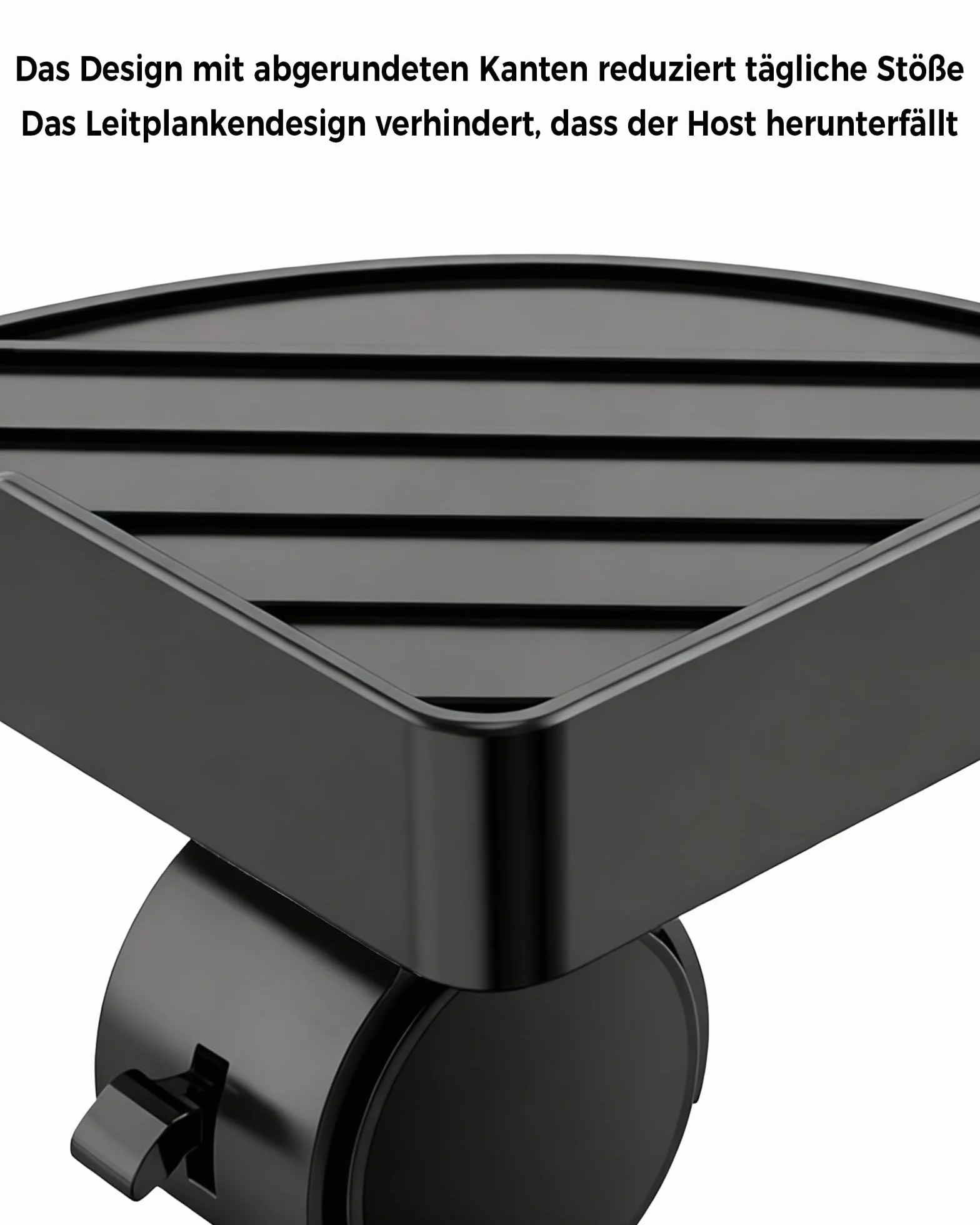 Mobiler Aluminium CPU Ständer für PC: PC Tower Ständer - Computer Rollwagen, Computerständer mit Rollen