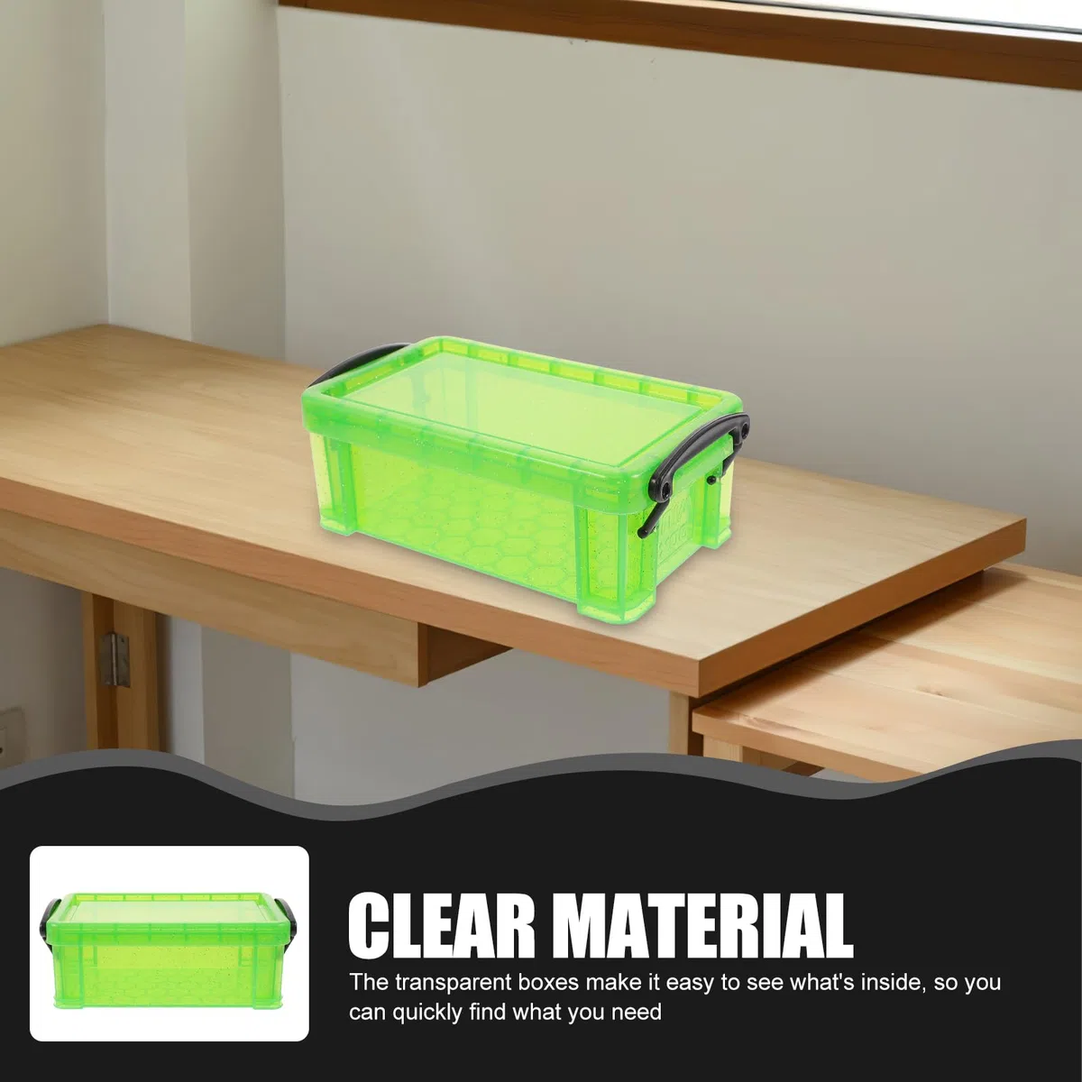 Operitacx Kleine Aufbewahrungsbox Mit Deckel Stapelbar Kunststoff Transparente Organizer Für Schmuck Nadeln Perlen Basteln 5.31X3.03X2.09In