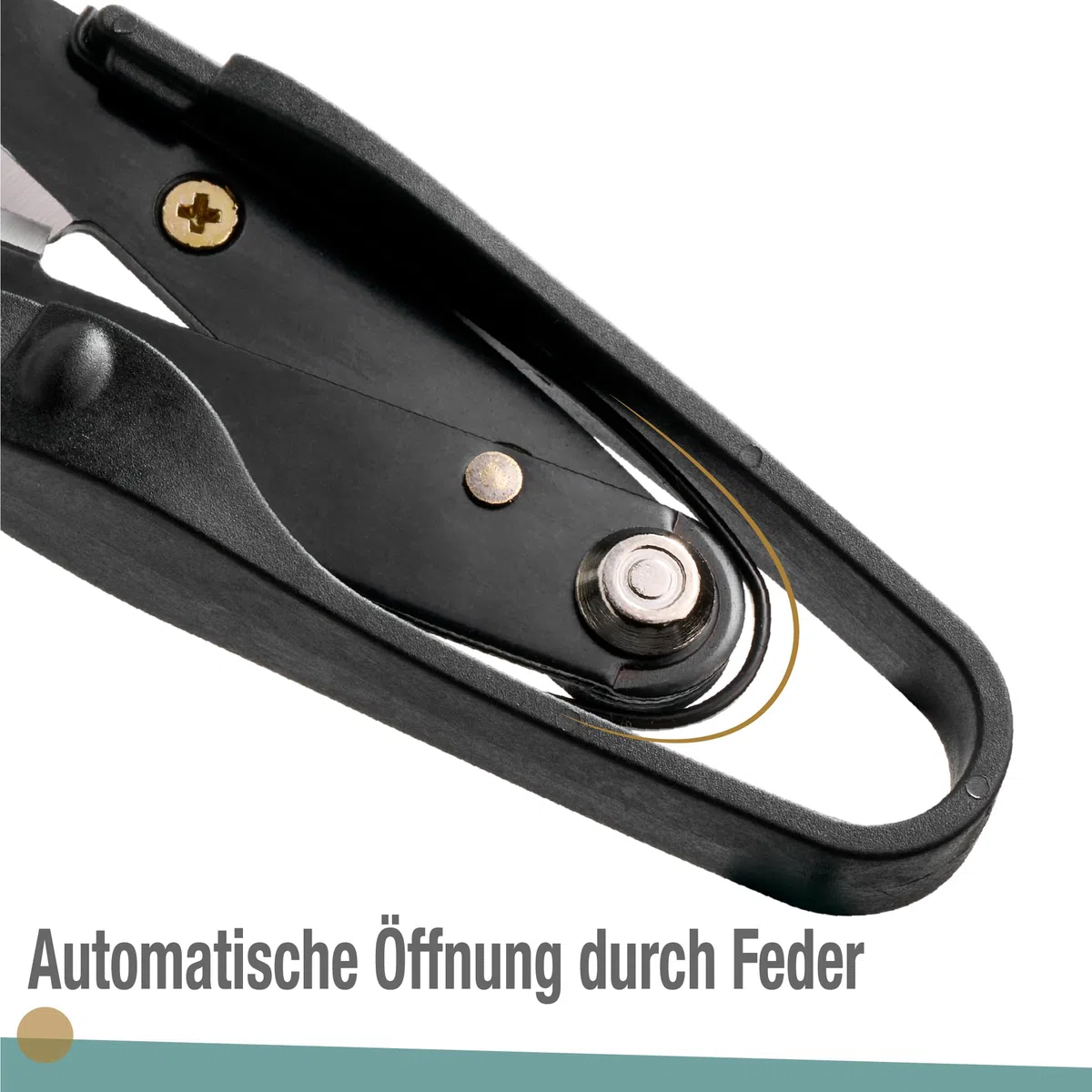 Beaditive Premium Fadenschere - Faden-, Garn-, Stickereischneider zum Nähen, Quilten, Stricken, Schmuckherstellung - Klingen aus Hartstahl mit Schutzkappe und Umhängeband