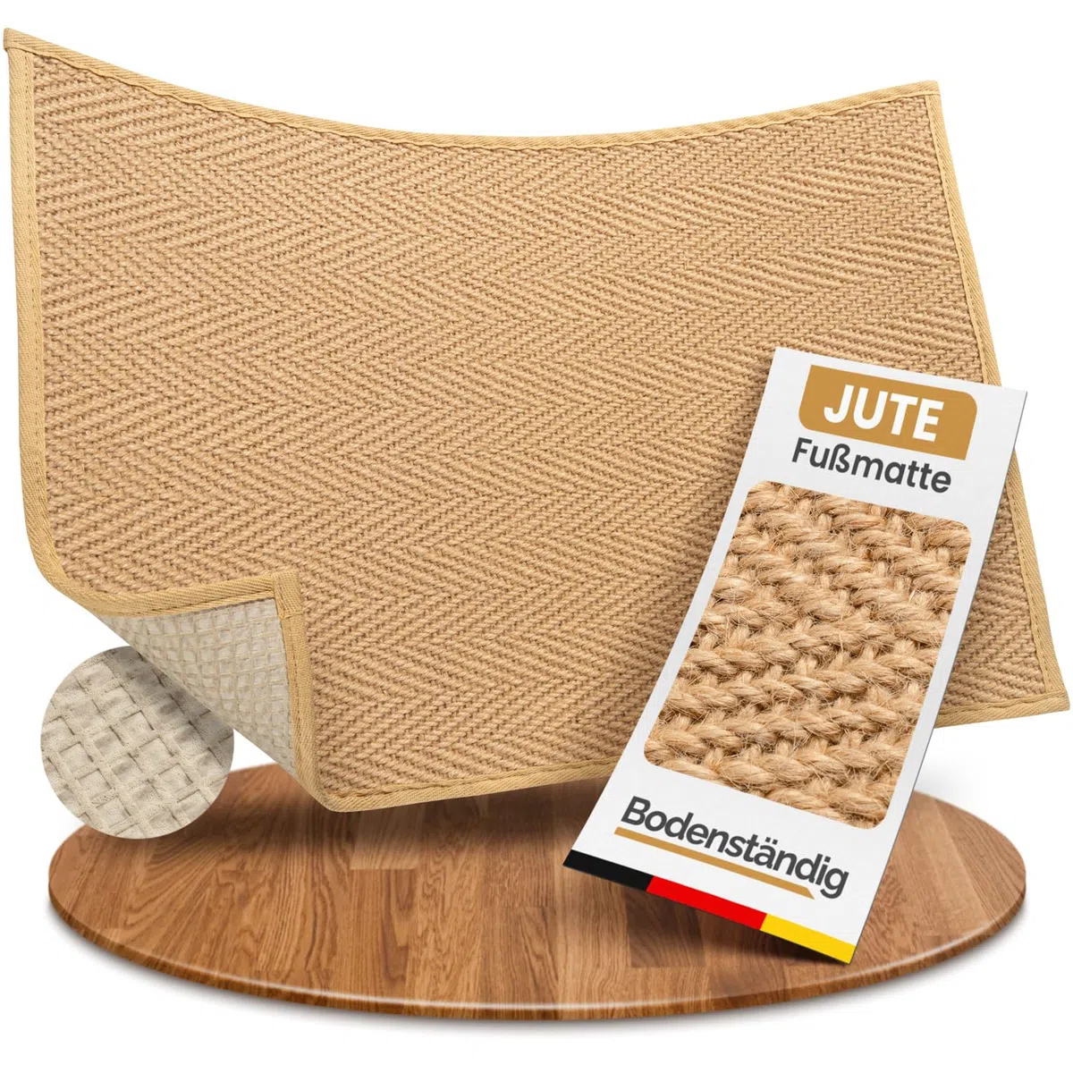 Bodenständig Premium Fußmatte - 100% Wetterfest - EIN echter Blickfänger. Fussmatte Aussenbereich wetterfest - Türmatte Fussmatte aussen & Fussabtreter aussen & Fußmatte Outdoor