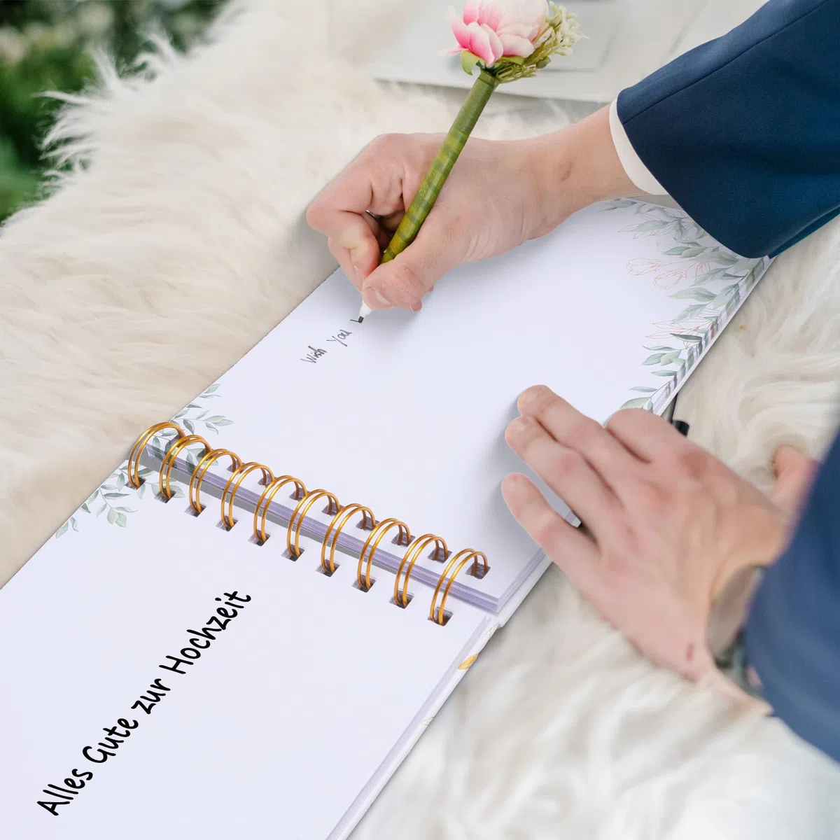 JGA Erinnerungsbuch Junggesellinnenabschied Gästebuch Frauen Eukalyptus Erinnerungsalbum JGA Geschenk für Braut Junggesellinnenabschied Brautparty Polterabend (60 Seiten)
