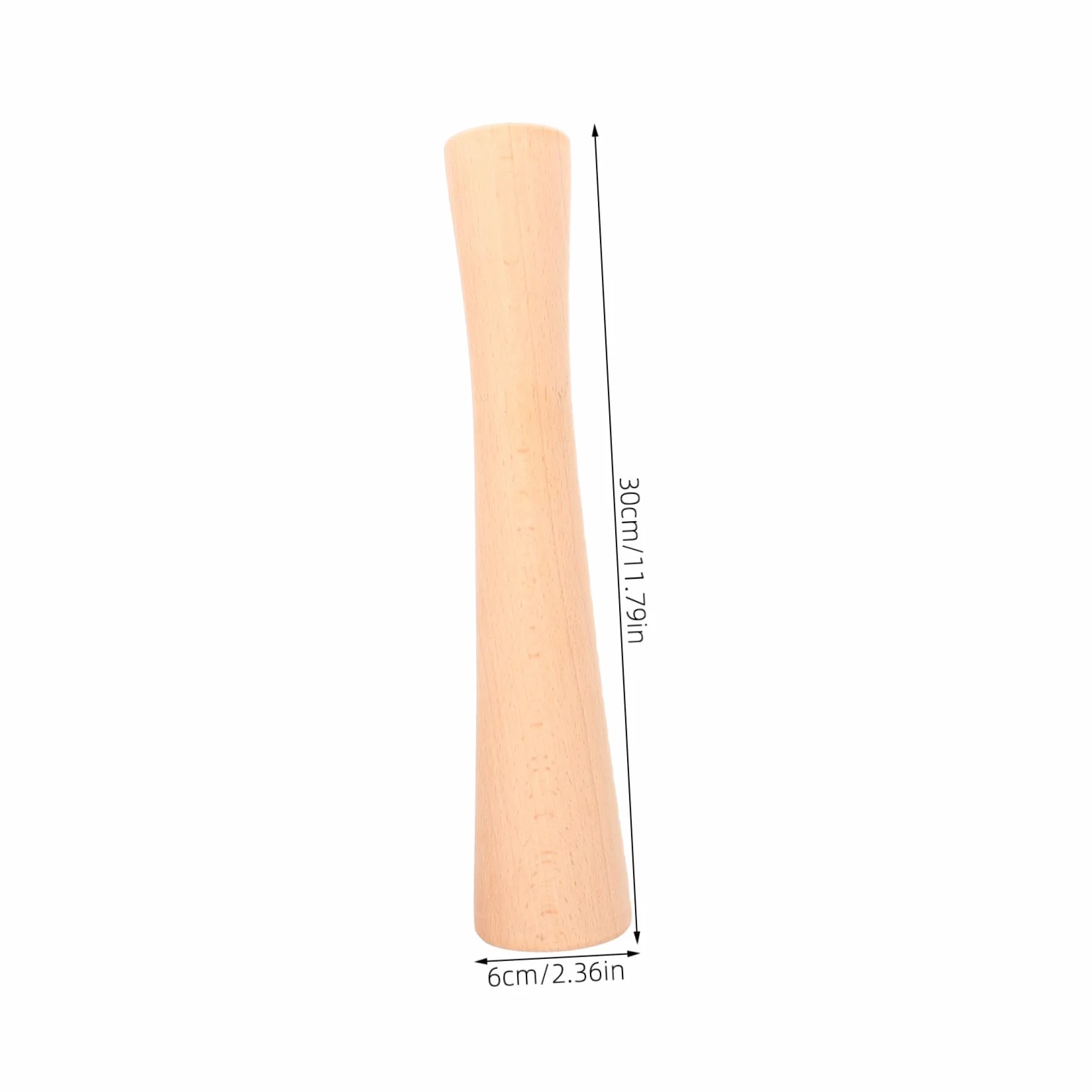 BESTYASH Holzstampfer Mit Ergonomischem Griff 11.81 Zoll Hölzerner Sauerkrautstampfer Für Fermentieren Küchenwerkzeug Für Gemüse Komfortabler Food Masher Für Haushalt Und Einmachgläser