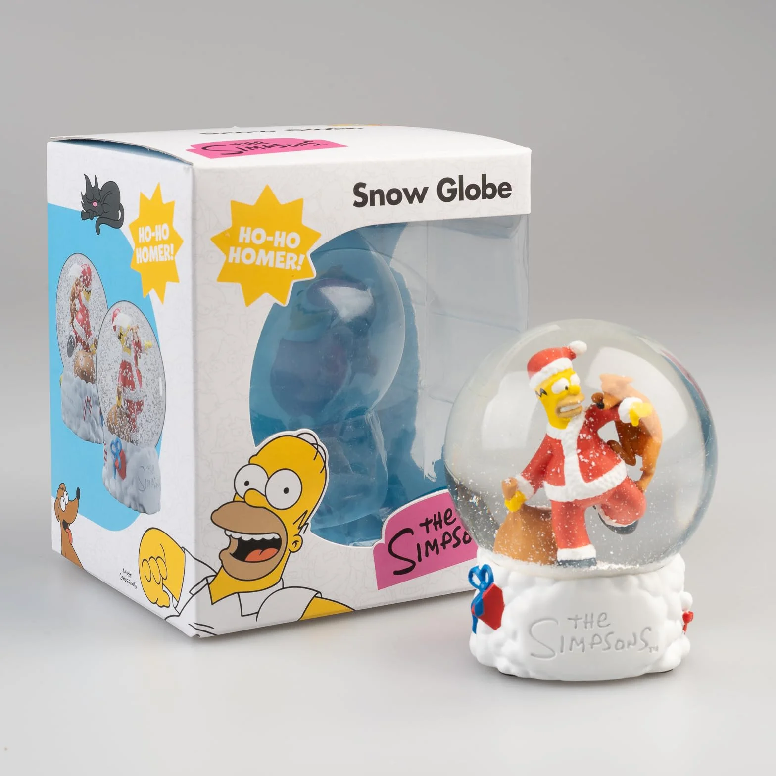 Grupo Erik Schneekugel Die Simpsons Schneekugel Weihnachten Weihnachtsdeko Dekoartikel 8 x 10 x 8 cm - Offizieller The Simpsons Fanartikel Geschenke
