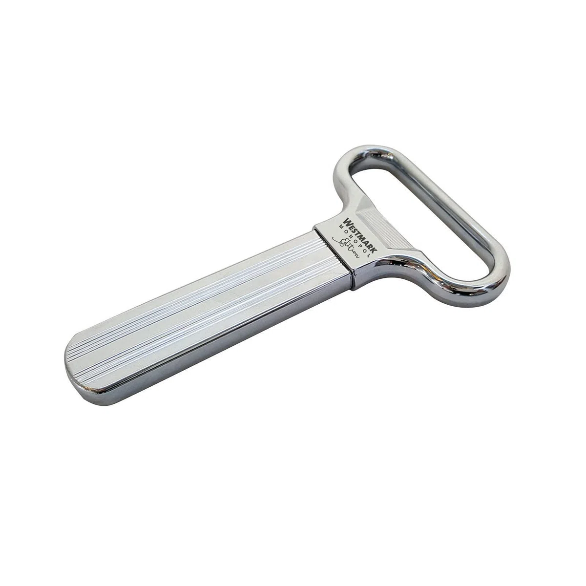 Westmark Wein-Set, 6tlg., 1 Ent-/Verkorker mit Kapselheber Ah-So, Monopol Edition + 5 Weinausgießer Safety, Stahl/Zink-Druckguss/PET, Verchromt/Silber/Schwarz, 628533E6