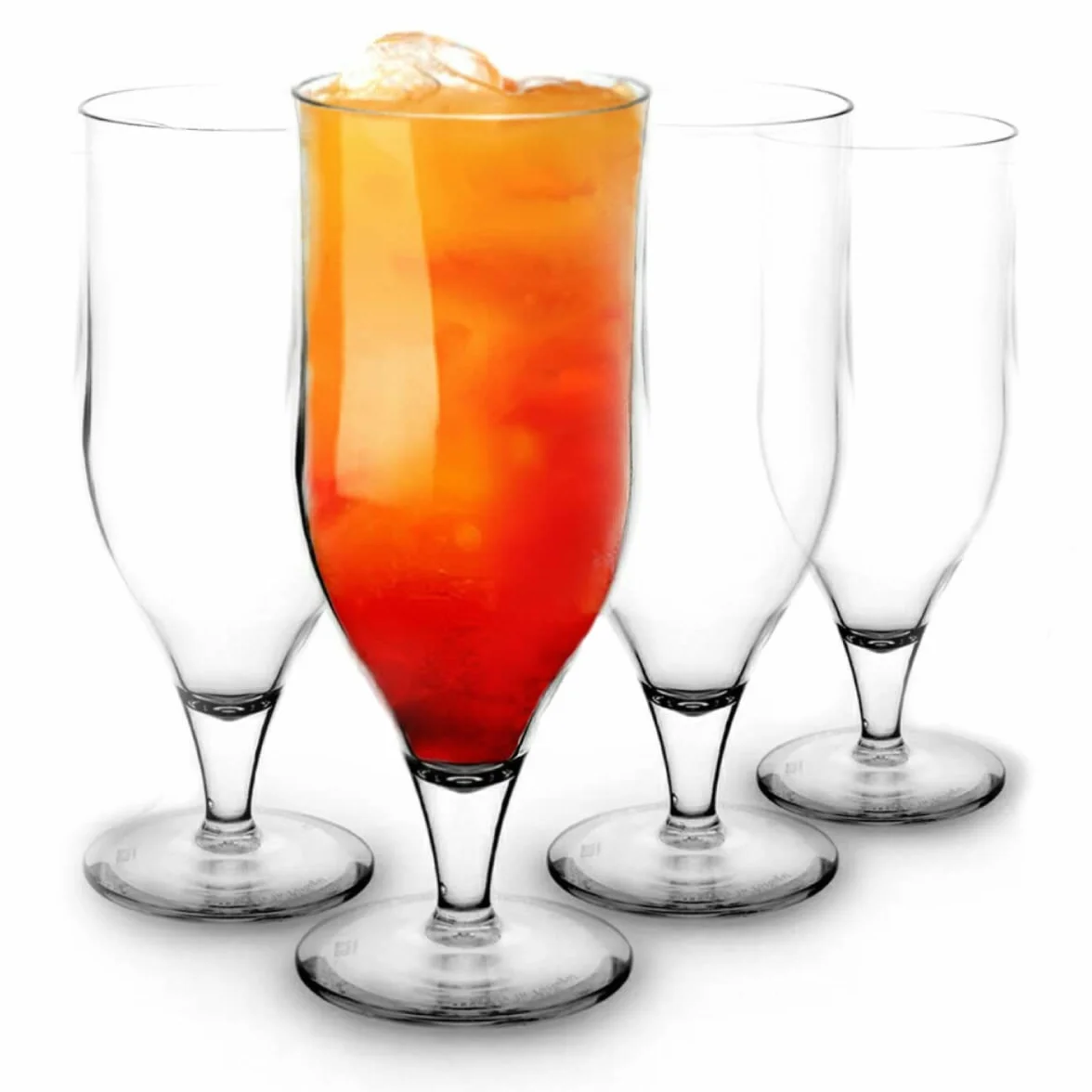 RB Hurricane Cocktailgläser Premium-Kunststoff Unzerbrechlich Wiederverwendbar 33cl, 6 Stück