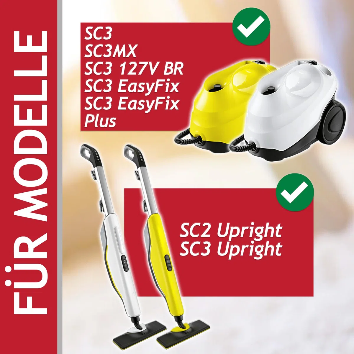 SPARES2GO Entkalker-Filterkartusche kompatibel mit Karcher-SC3-Dampfreiniger
