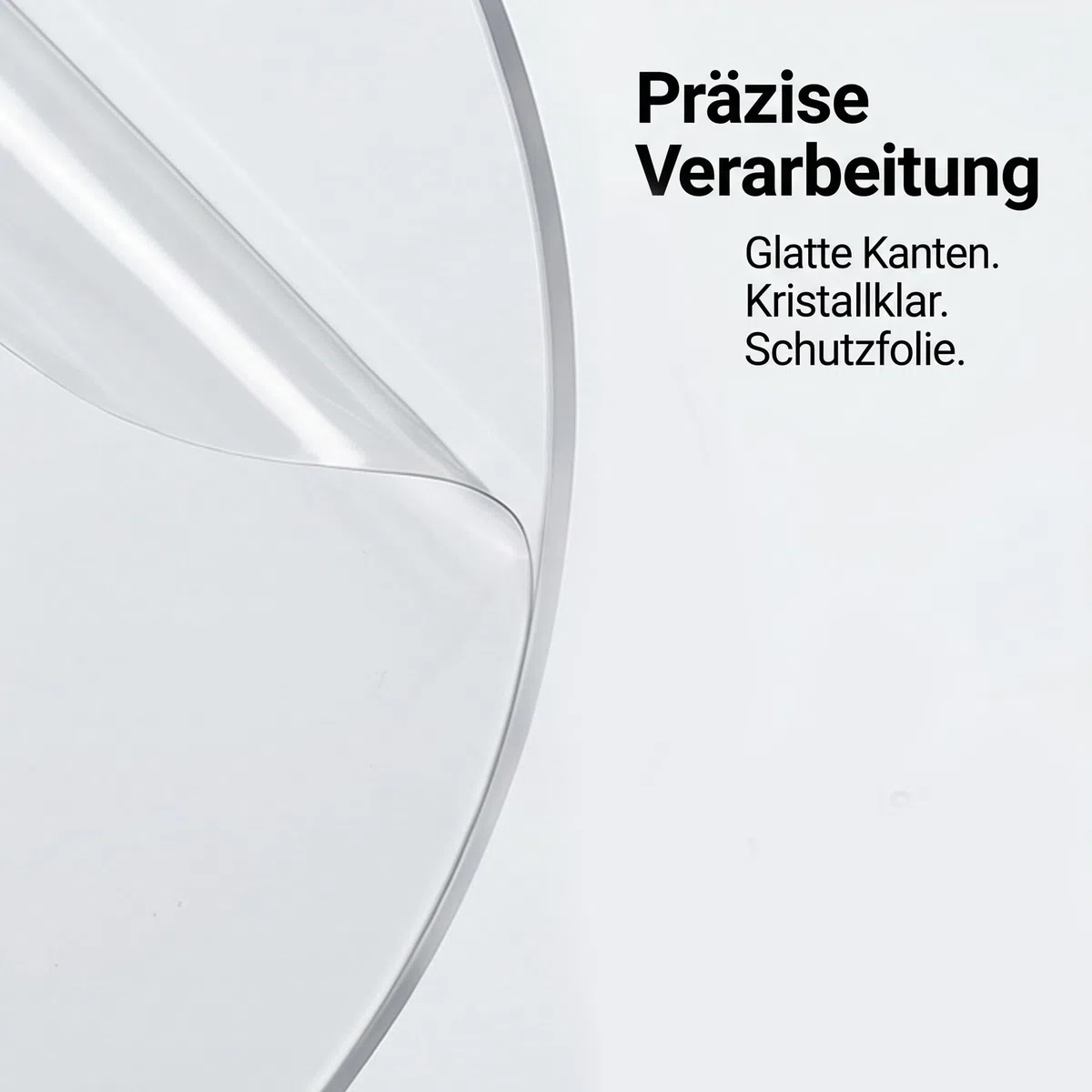 100 Stück 5 cm Acrylscheiben Rund, 1 mm Dick Transparent Acrylplatte Rund, Acryl Kreis Kunststoffplatte für Bastelarbeiten, Malerei, Acrylrohlinge, Schlüsselanhänger
