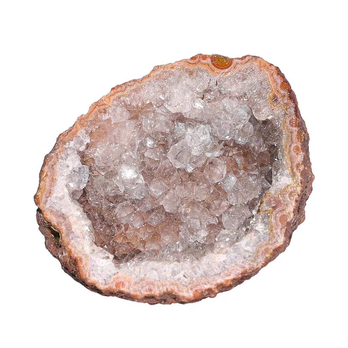 Nupuyai Achat Geode Stein Kristall Cluster Druse Rohstein Mineralstein Heilstein Feng Shui Naturstein Achat Dekoration für Haus Garten, klein