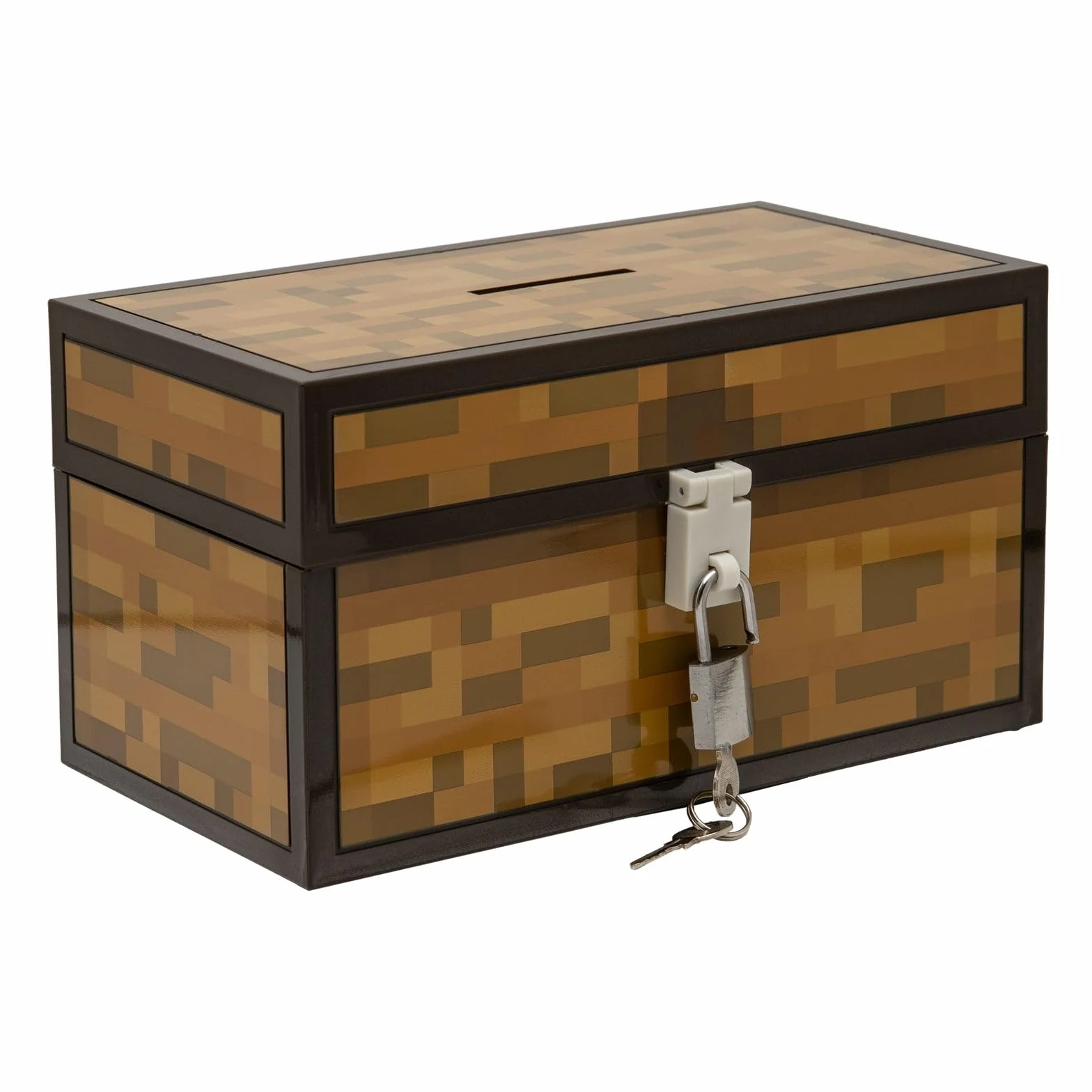 Paladone Minecraft Offiziell lizenzierte Truhe Spardose, Spielzimmer Dekor und Merchandise für Jungen und Mädchen, Sparschwein Geschenk Zubehör für Spielzimmer und Schlafzimmer