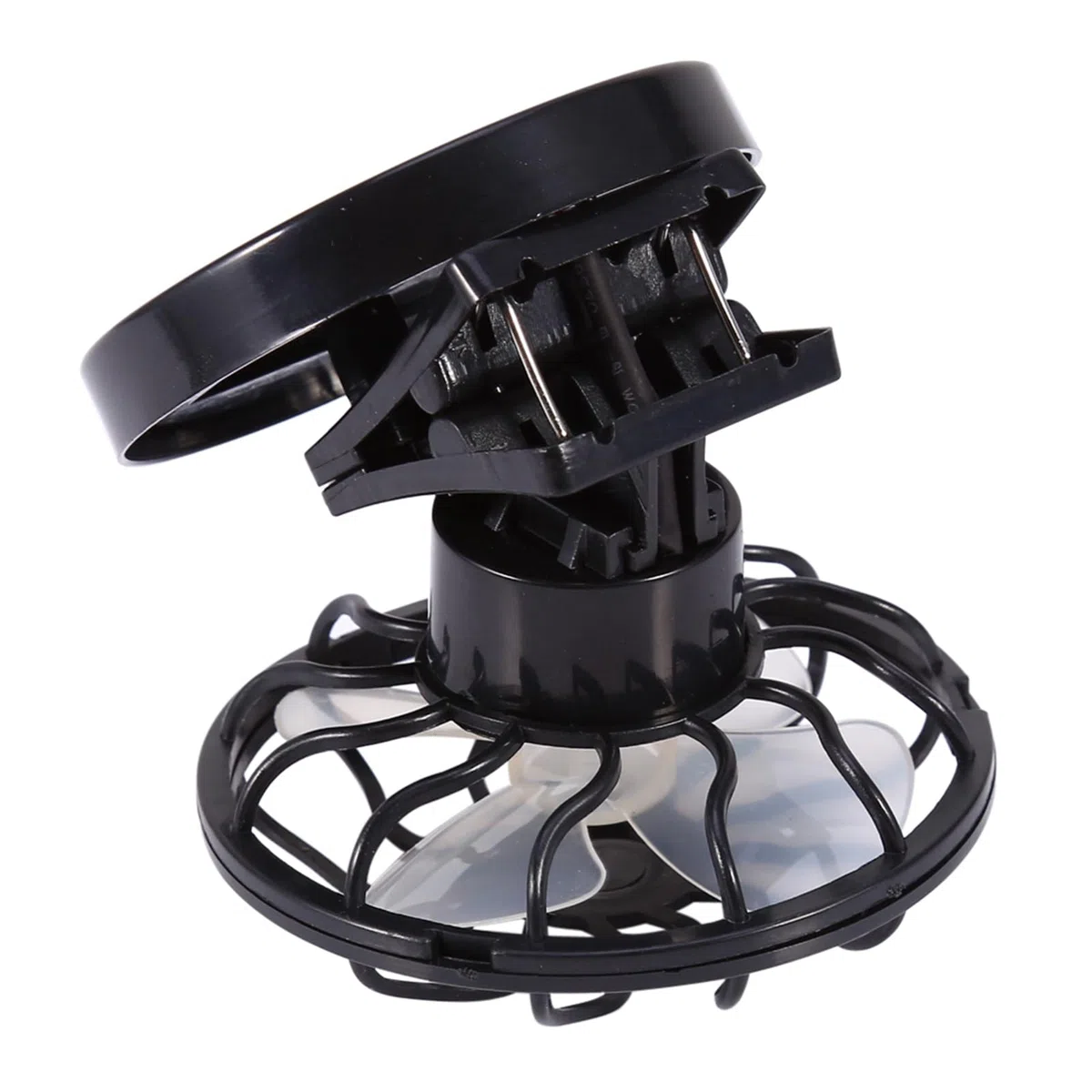 Solar-Clamp/Holder-On-Mini-Ventilator, Tragbarer Kühler für Outdoor-Camping-Reisen, Keine Batterie Erforderlich, Solarenergie, Kühle Brise Zum Wandern, Angeln