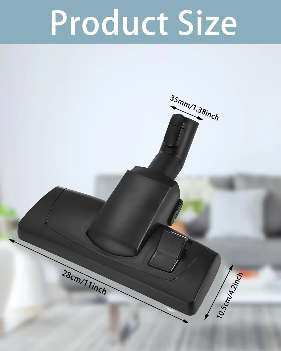 Bodendüse für Miele, 35 mm Staubsaugerdüse S 8340 S8340 EcoLine PowerLine SBD 285-3 S5 S 5 S5210 S771 S 771 S 8310 S8310 S 8390 S8390 Parkett Tango Umschaltbar mit Einrast - Parkvorrichtung
