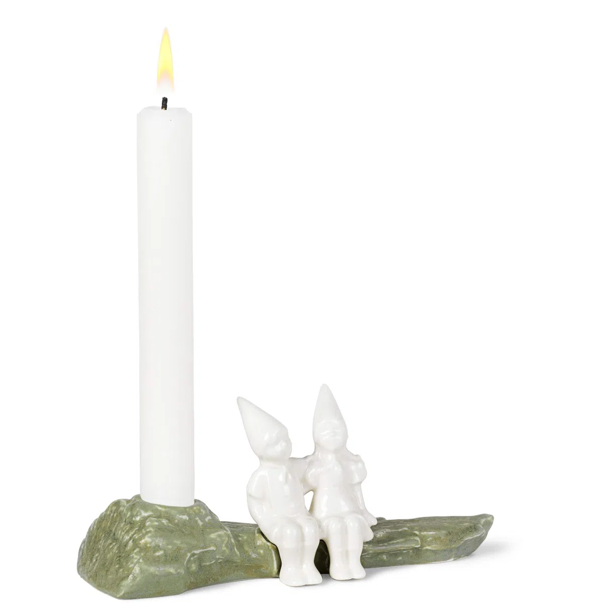 Kähler Weihnachtsumarmung H8.5 cm Weihnachtsgeschichten Dekoration, Weiss