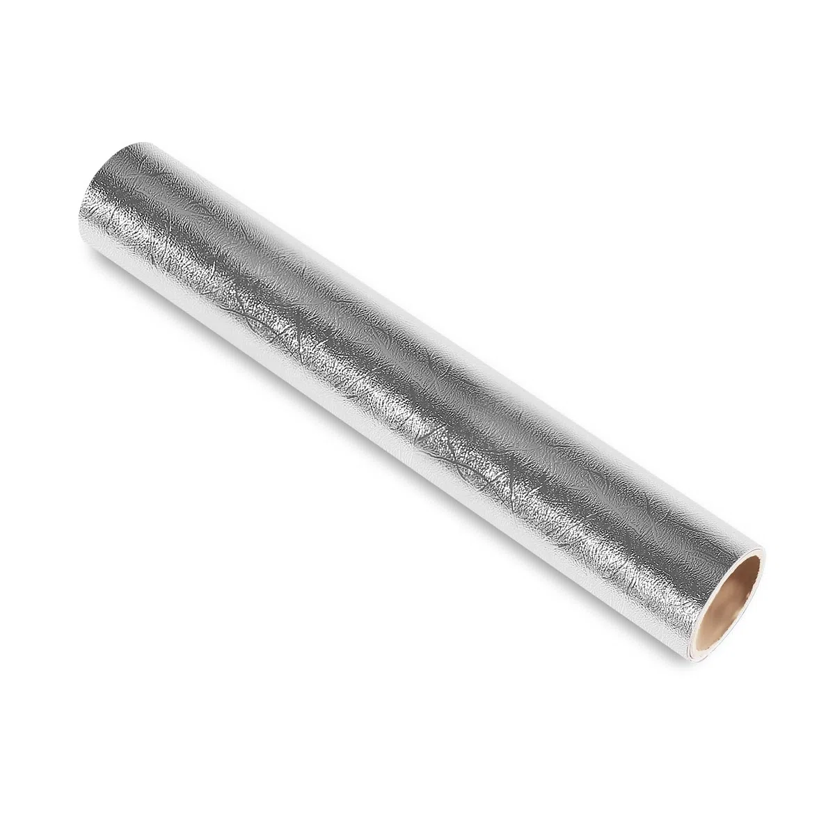 TECKWRAP Metallisch strukturiertes Chrom, selbstklebendes Vinyl, Basteln, permanentes Vinyl für DIY-Designs, Heimdekoration, Rolle, 0,3 m x 1,5 m, Silber