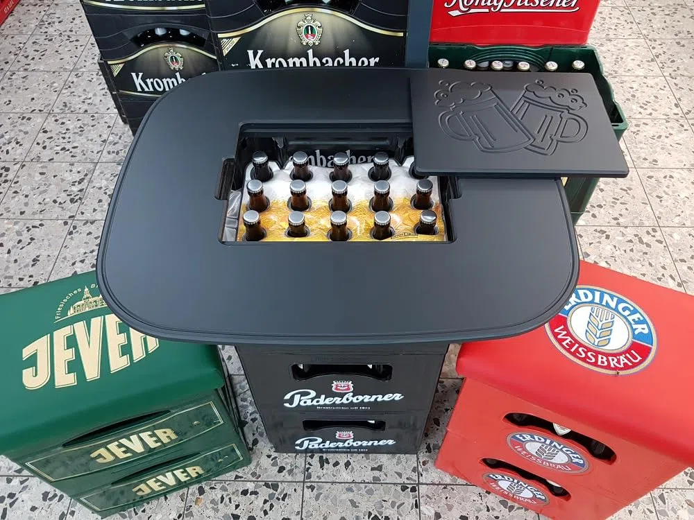 Premium Bierkistenkühler Bierkastenkühler Flaschenkühler Getränkekühler für Bierkiste Bierkisten Kühler Bierkasten Bierkästen