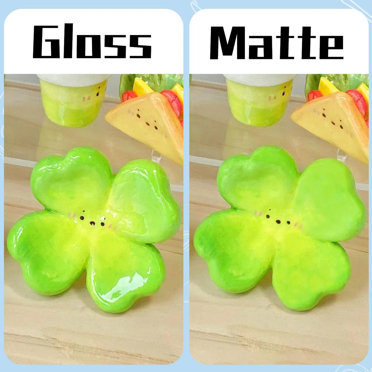 100ml Air Dry Clay Glaze, Air Dry Clay Varnish Can Not Only Used to Prevent Clay Cracking, Scratches, and Wear,It Can Also Having a Glossy Glaze Effect (Gloss)