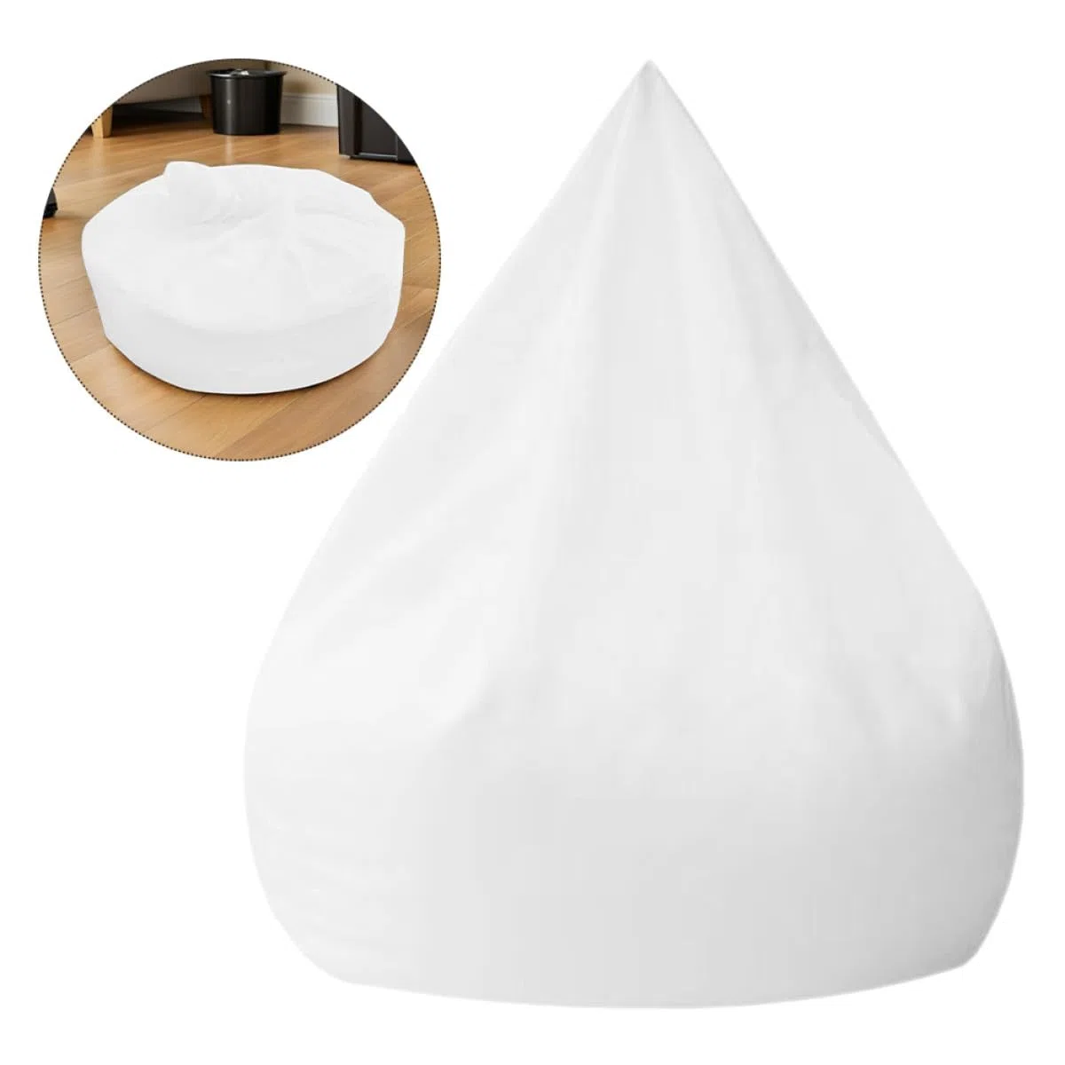Innenbezug für Sitzsack XXL 100X120cm aus Atmungsaktivem Netzgewebe Ersatz Innensack für Lazy Tasche ohne Füllung Wiederverwendbar und Leicht zu Reinigen