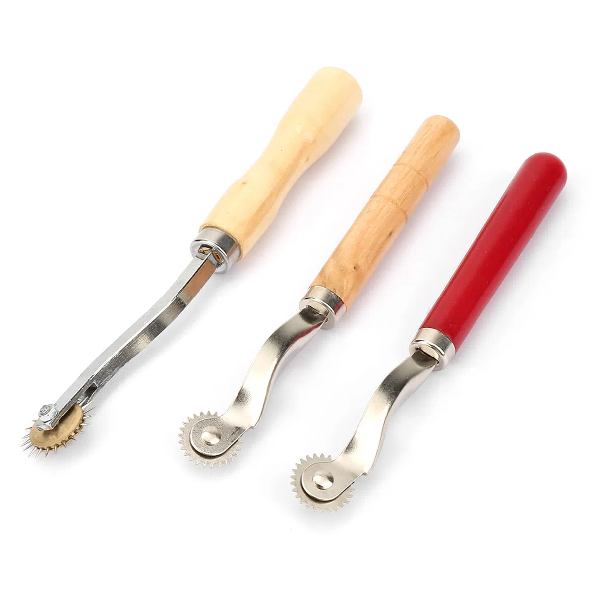 3 Stück Kopierrad Nähwerkzeug, Nadelspitze Kopierrad für Schnittmuster, DIY Leder Papier Stoff Handwerk Nährad Roulette Werkzeug Professionelles Stichmarker Schneidwerkzeug