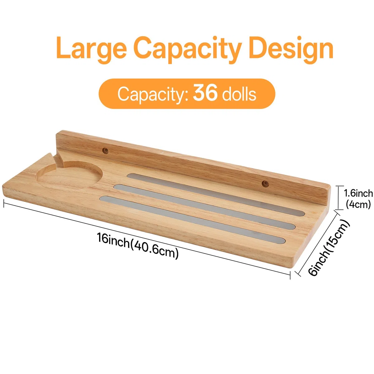 Gieanoo für Tonie Regal,Tonies Regal Mädchen für kreative Toines Display 30-36 Figuren Natürliche Eiche Tonie aufbewahrung für Kinderzimmer，Babyzimmer