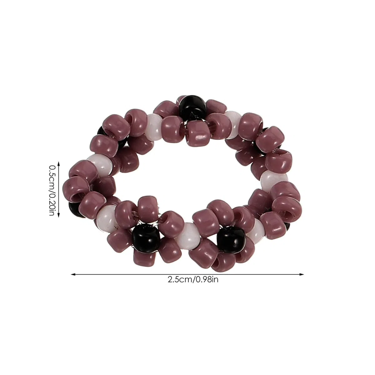 VALICLUD 5 Stück Damen-Blumenringe Mit Perlen Kreative Verstellbare Böhmische Schmuckringe Für Party Hochzeit Und Junggesellinnenabschied