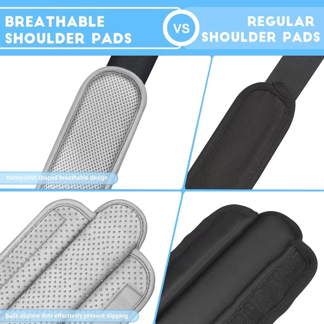 ZINZ 2-Pack Schulter Pad Ersatz für Taschen - Lange und Super Komfortabel