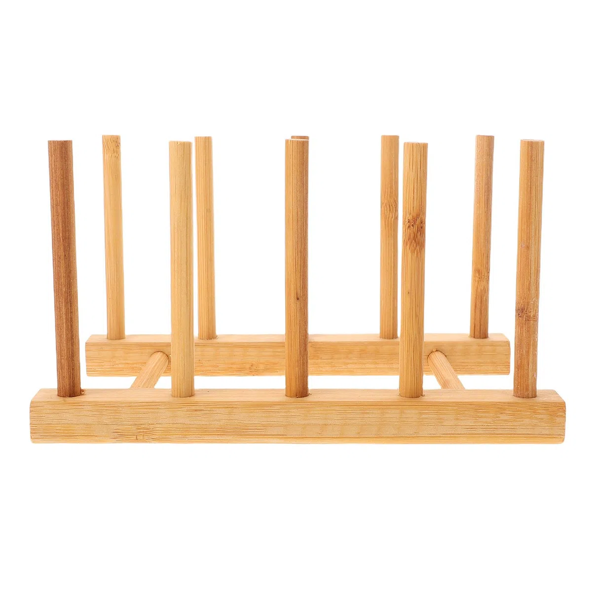 Gatuida 2er-Set Handpuppenhalter aus Holz – Aufbewahrungsständer mit 10 Fächern für Fingerpuppen – Handpuppen-Präsentationsständer für Vitrinen und Aufbewahrungsmöbel