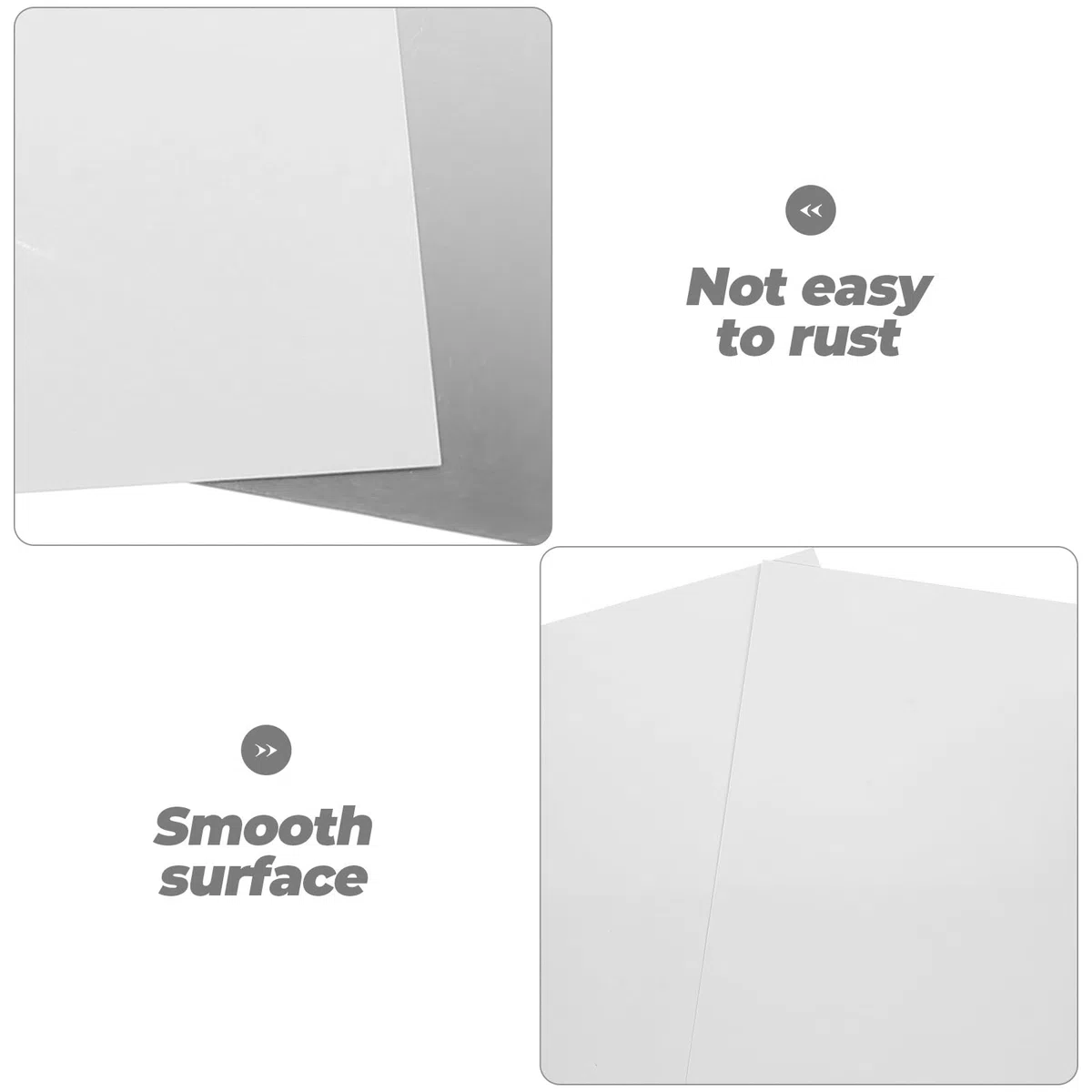 TOYANDONA 2 Stück Sublimation Metallblanks Aluminiumplatte 15.75X11.81 Zoll Für Fotodruck DIY Bastelprojekte Party-Dekoration Glatte Oberfläche Klarer Druck 40.00X30.00X0.50Cm