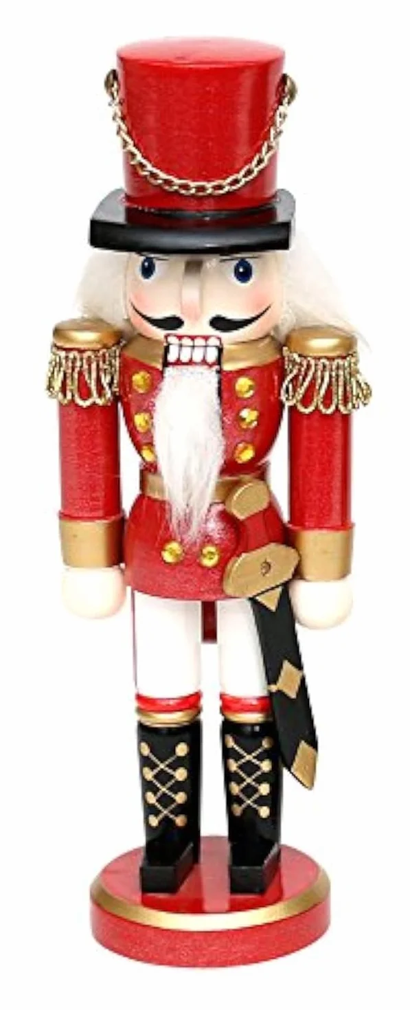 Dekohelden24 Nussknacker Soldat in rot klassisch, ca. 20 cm