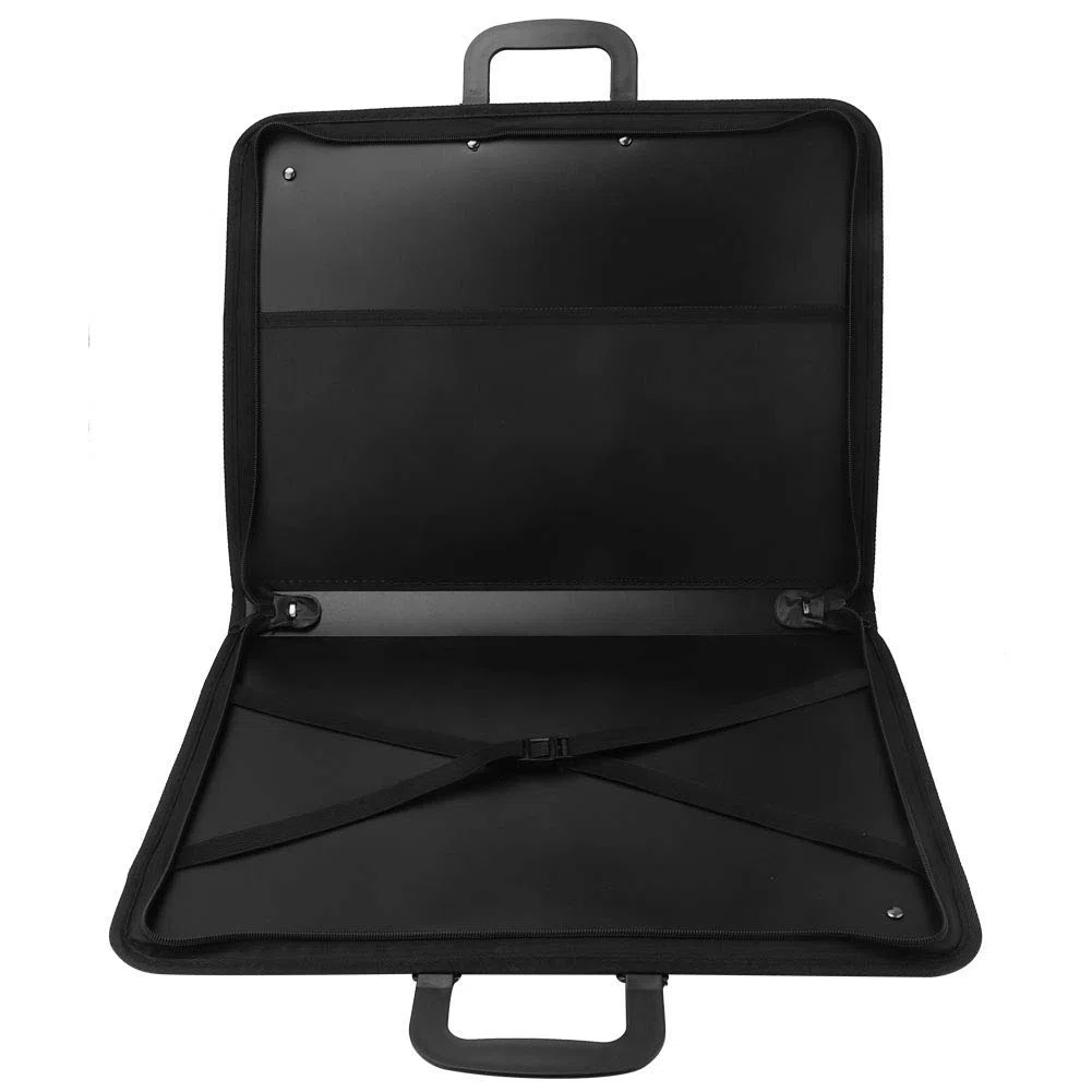 Tbest PVC Langable Malting Board-Tasche für A3 Zeichnung Skizzenbrettlagerung, Reißfeste Dokument Carry Case für Künstler, Schwarz