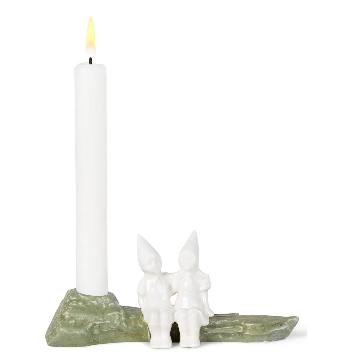 Kähler Weihnachtsumarmung H8.5 cm Weihnachtsgeschichten Dekoration, Weiss