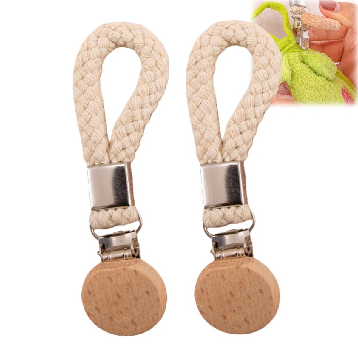 2 Stück Hängende Geschirrtücher Clips,Handtuchclips zum Aufhängen,Handtuchaufhänger Schlaufe, Multifunktional für Küche Bad Balkon Schränke,Handtuch Klammer Ohne Nähen, Beige