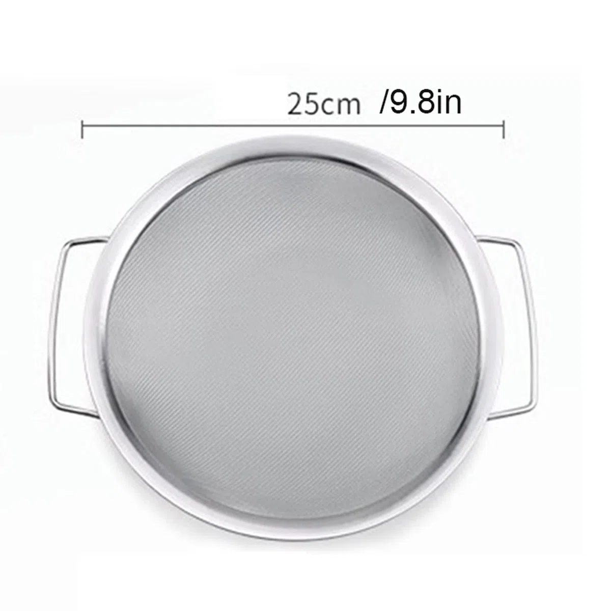 Feinmaschiger Filter, feinmaschiger Farbsieb, Filterwerkzeug für 60 Maschen Farbeimer, Rundsieb aus Edelstahl, Metallsieb für Farbe, Flüssigkeit