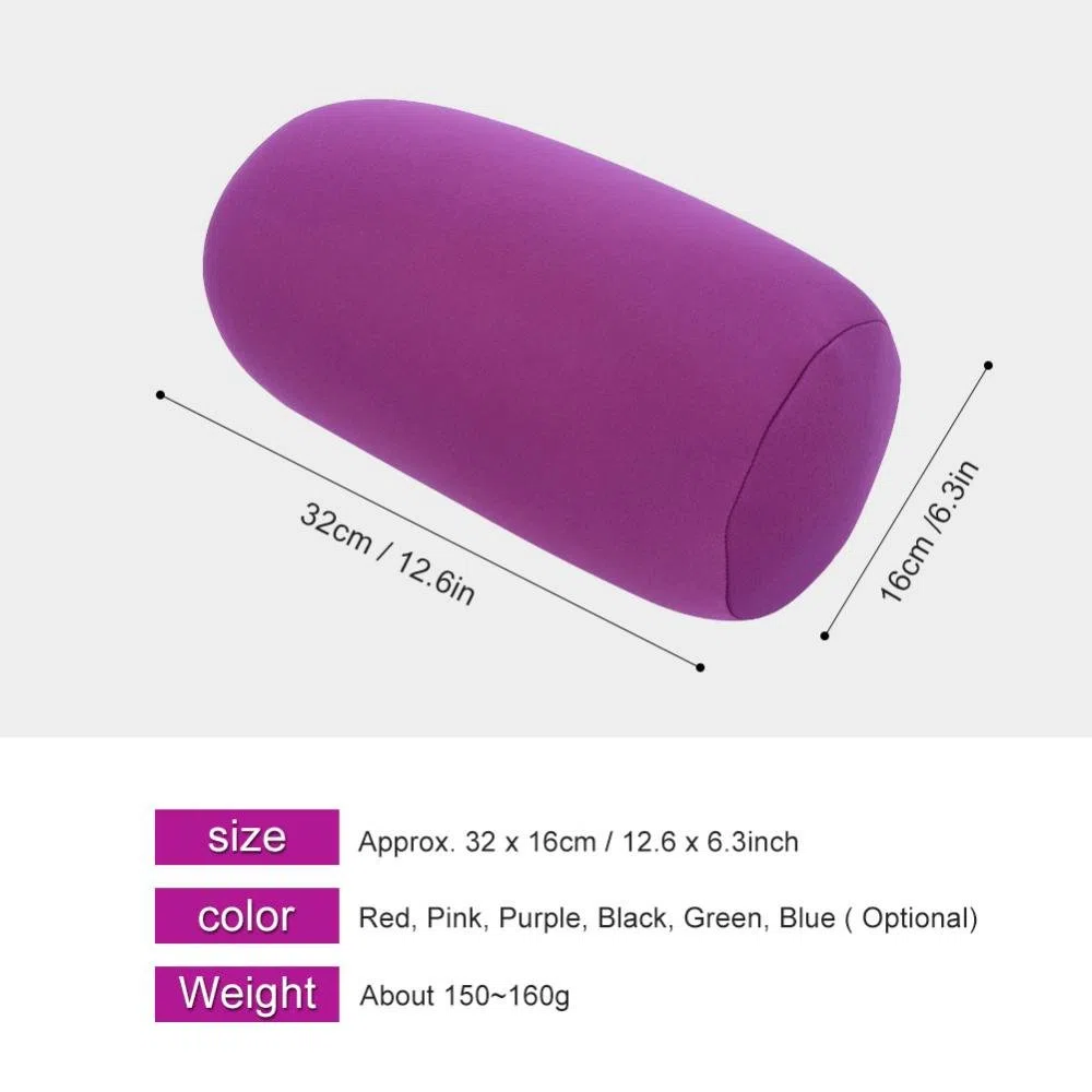 Yosoo Mini-Kissen Rollkissen für Auto, Sofa, Kissen für Reisen, Büro, 29 x 16 cm (Farbe: Violett)