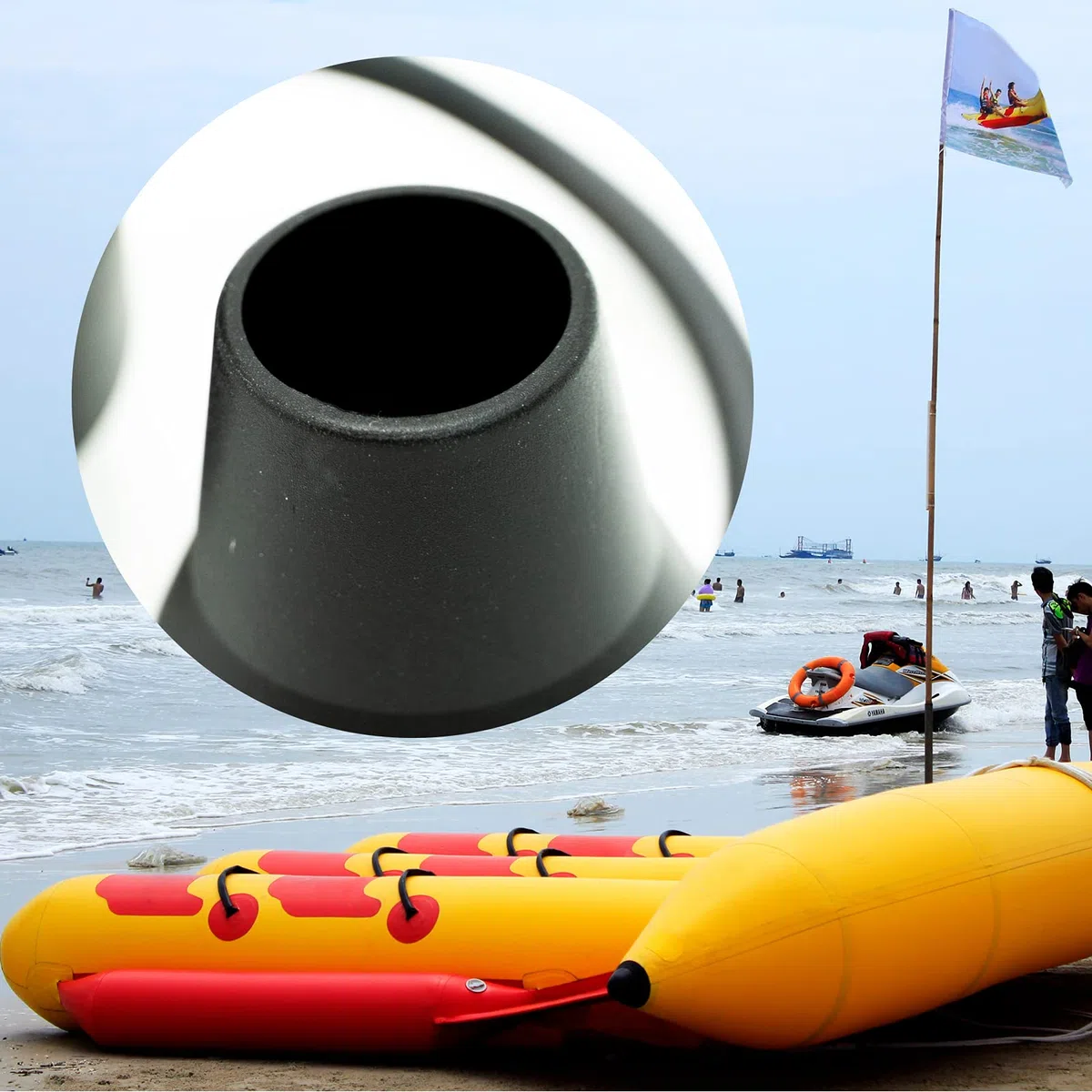 SZXMDKH 1 Packung Ersatzdüsen Luftpumpendüsen Adapter Kunststoffdüse für aufblasbares Pool Sofa Luftbett Luftmatratze (3 Größen)