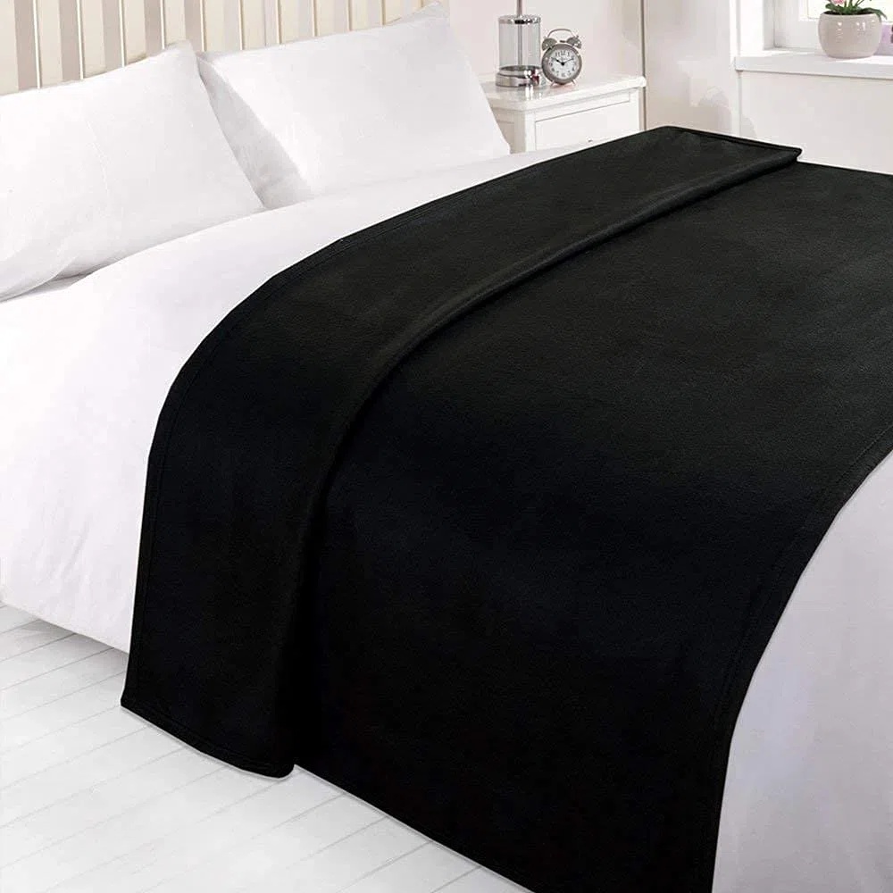 DREAMSCENE Decke Schwarz for Sofa, Outdoor Decke 120 x 150 cm