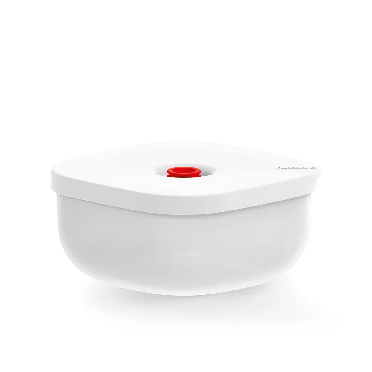 Guzzini - Kitchen Active Design, SAVE IT Vakuumbehälter Flach (M) - Weiß, 16,3x16,3xh8 cm | 975 cc - 11850111