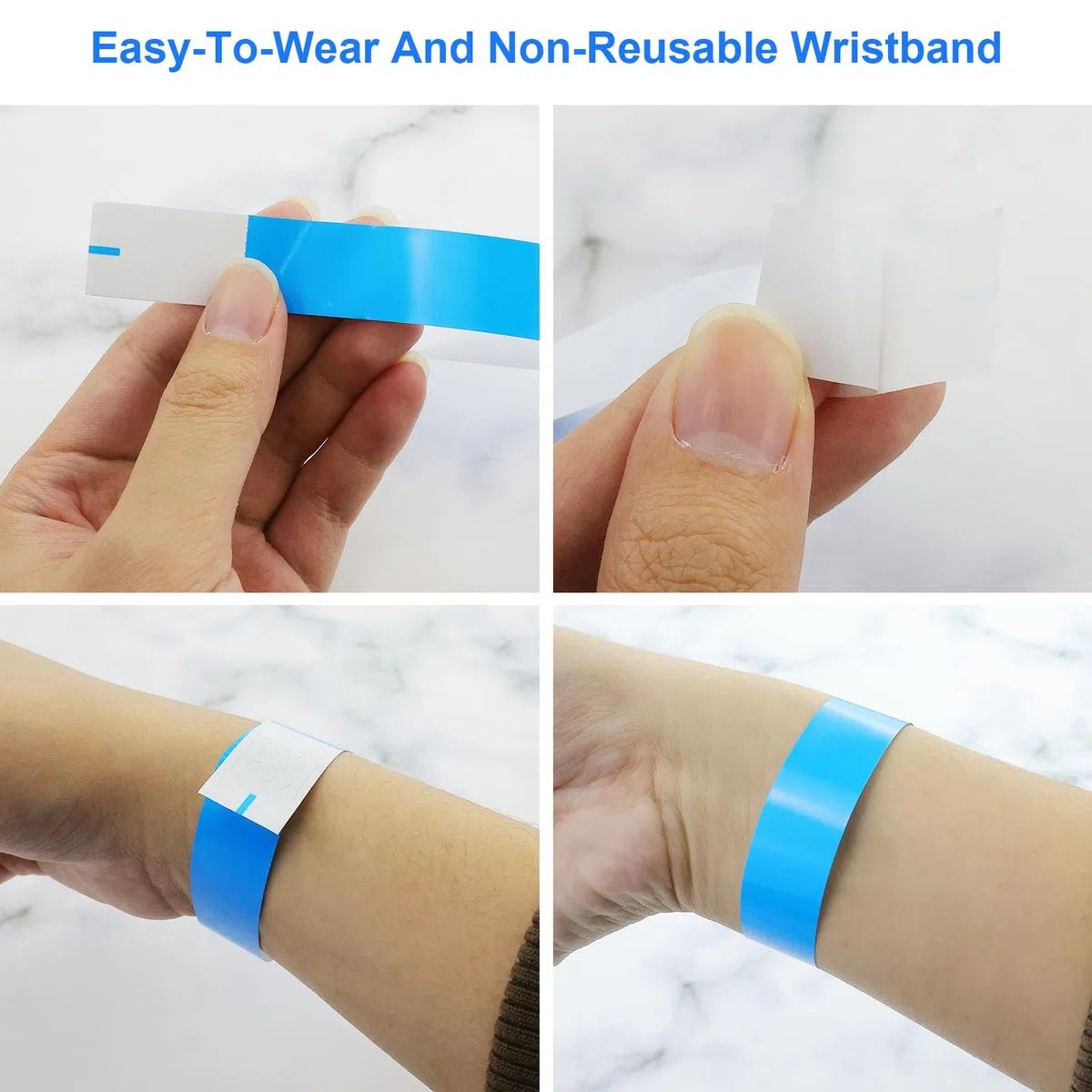 700 Stück Partybänder, Festival Armbänder, Wasserdichte Papierarmbänder, Event Handgelenkband, Handgelenk Party Bänder, für Veranstaltungen/Festival/Konzerte und Papierarmband (7 Farben)