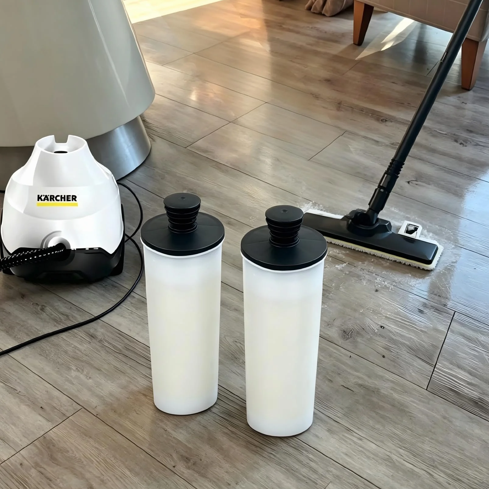 2 Stück Entkalkungskartusche Kompatible mit Kärcher SC 2 Upright, SC 3 Deluxe, SC3 Upright Dampfreiniger Zubehör, Ersatz für 2.863-018.0