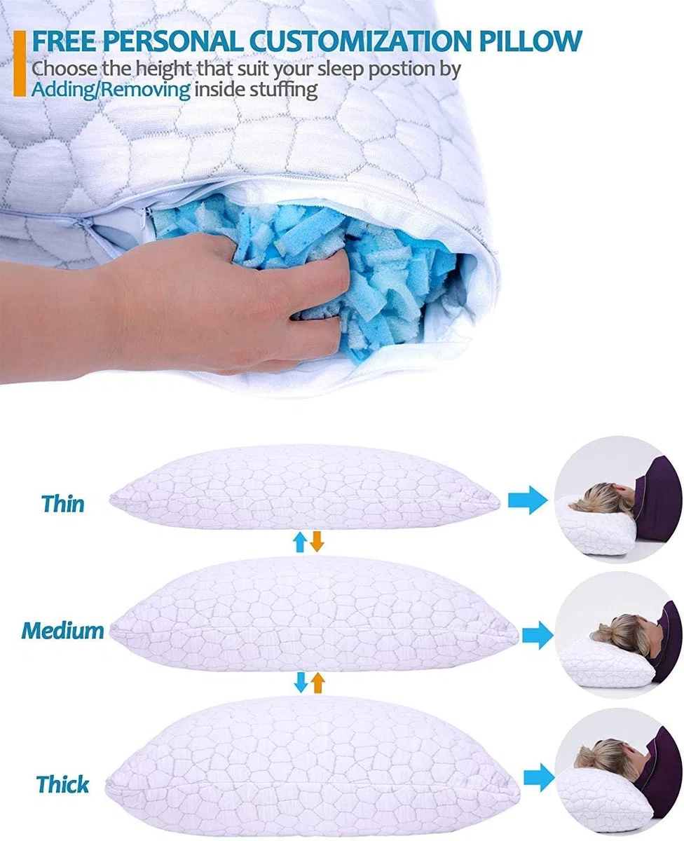 Hapiclody Geschredderte Memory-Schaum-Füllung, 200 g Beutel, austauschbare Füllungen, personalisieren Sie Ihr verstellbares Premium-Kissen, Sitzsack-Stuhl-Füllung, Kissenfüllung