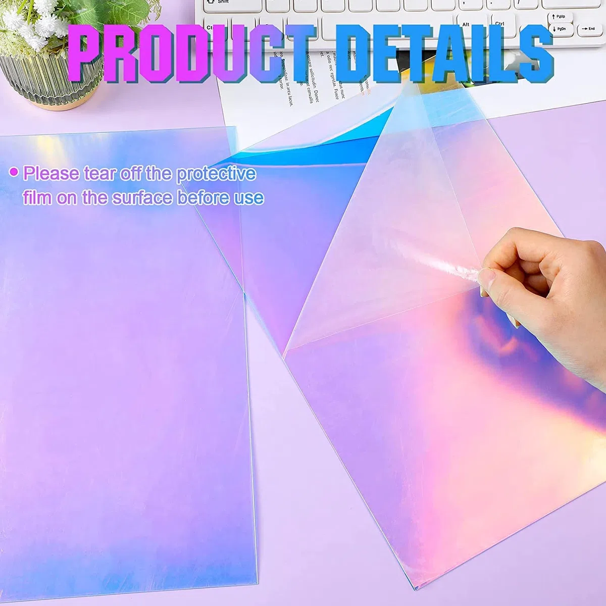 Acrylfarbenes, Durchscheinendes, Schillerndes, Strahlendes Acrylglas, Lasergeschnittene Acrylplatte, 20,3 X 30,5 Cm (3 StüCk, 2,6 Mm)