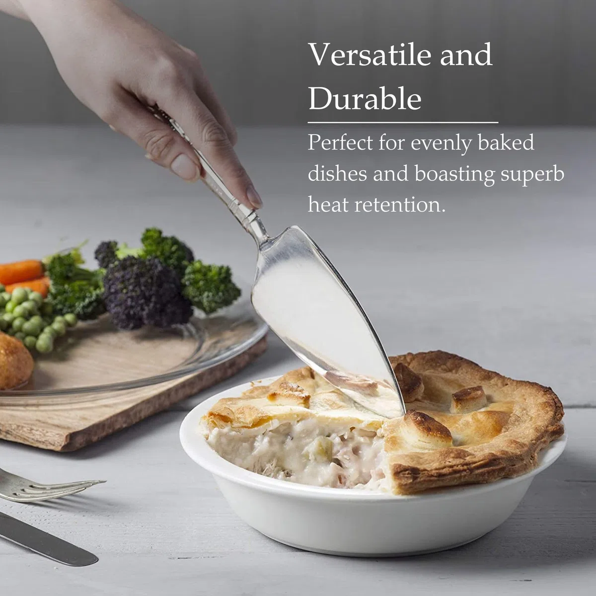 WM Bartleet & Sons 1750 T395 Kuchenform, rund, 20 cm, Weiß