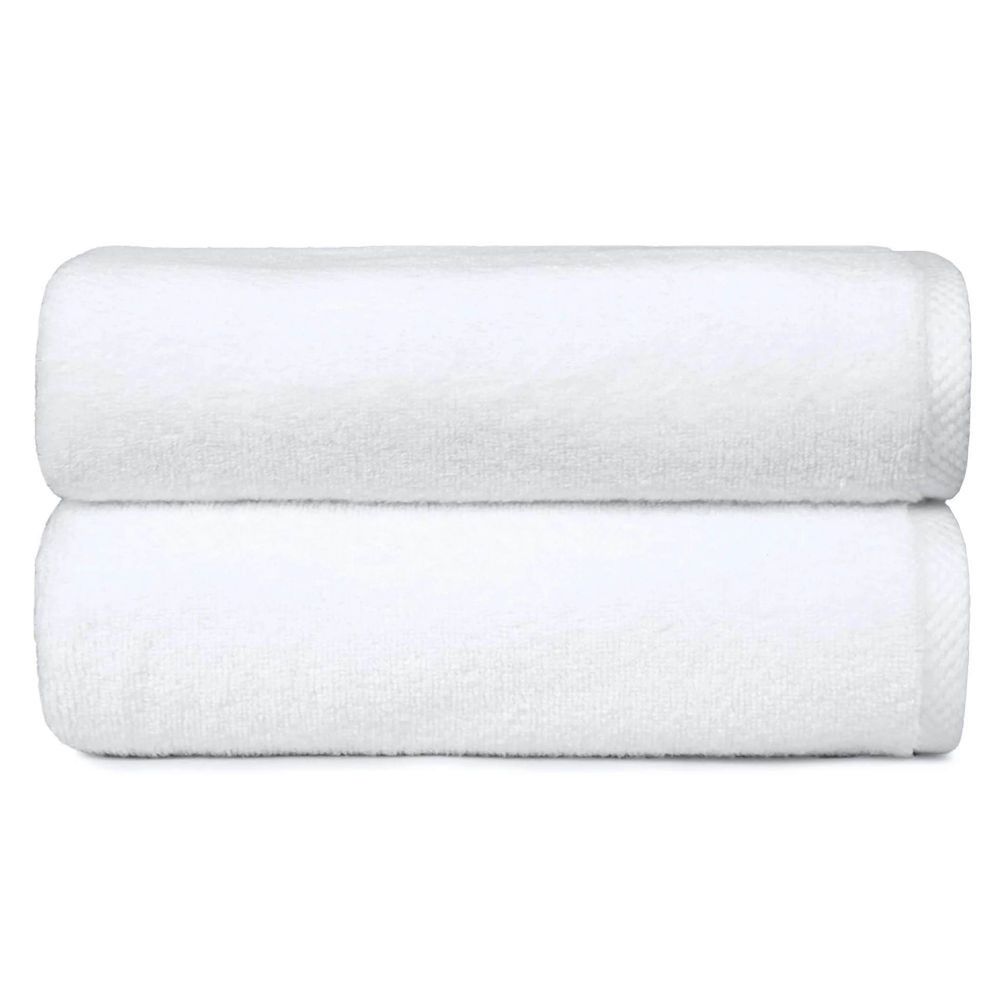 Amazon Basics Badetuch Set, 100 % Baumwolle, 70 x 140 cm, 2 Stück | Handtuch-Set