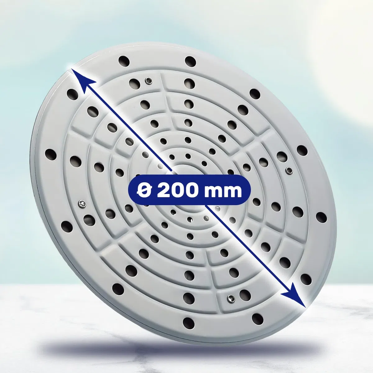 Simmerplatte für Gasherd – Durchmesser Ø 200 mm - aus Aluminium - Garantie 10 Jahre - MONTERAL