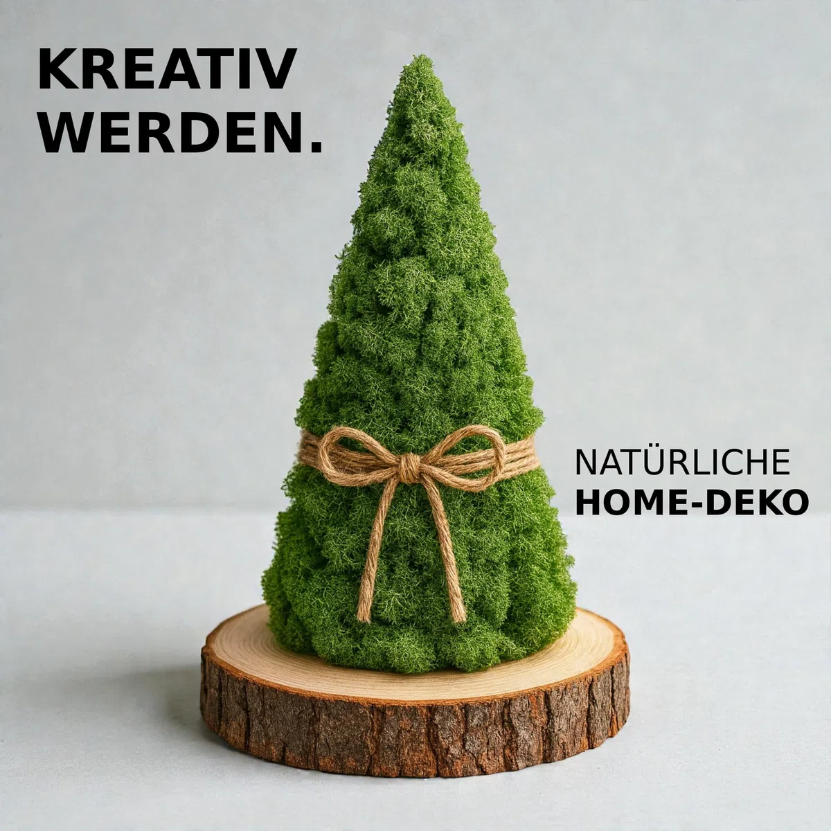 NaDeco Island-Moos 500g, echtes Moos in 30 Farben zur Wahl, fluffig & prall, Basteln Wand Deko Moss, für Moosbild Mooswand Moosplatten Kugelmoos Dekoration Ostern Weihnachten, Farbe:Grasgrün