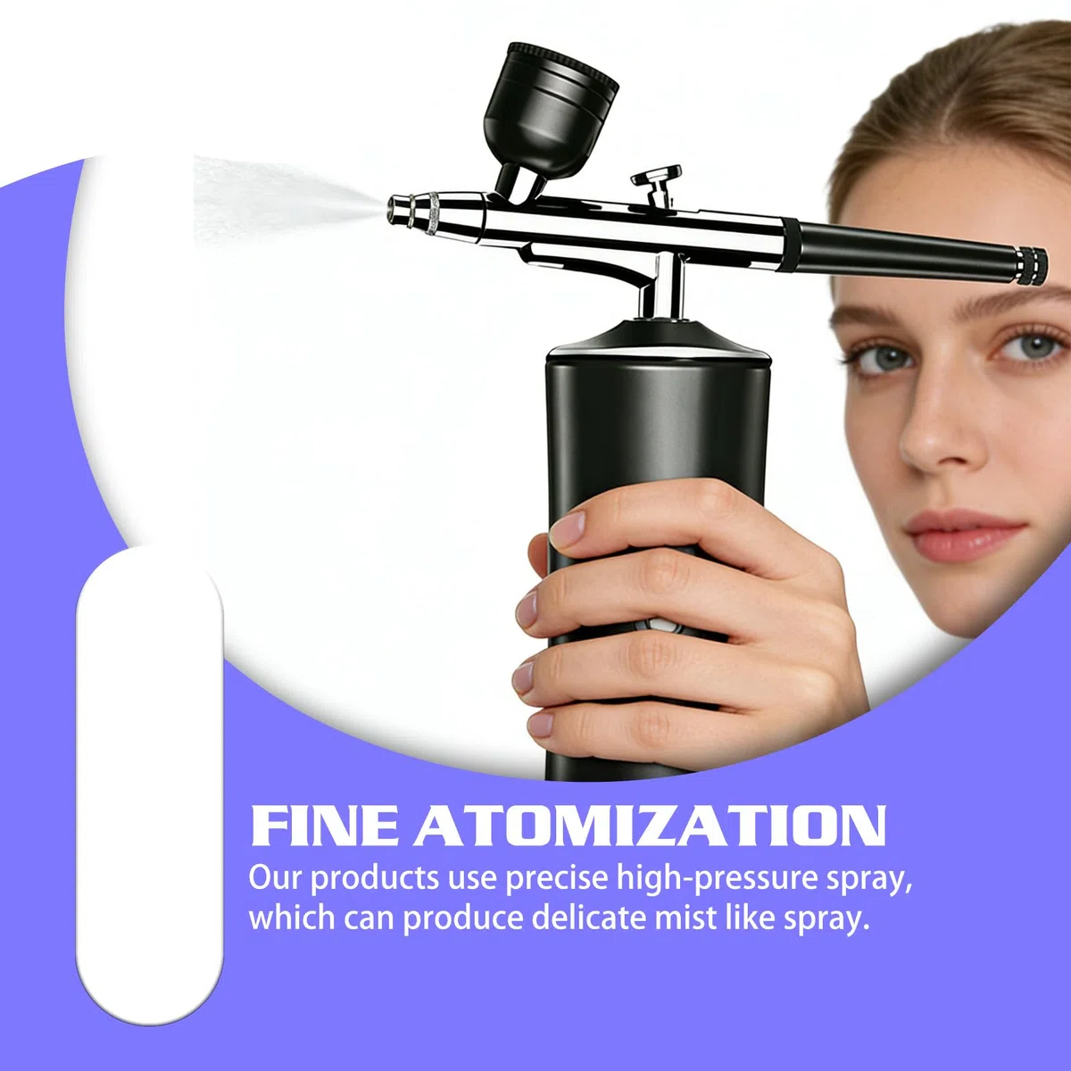Airbrush Set Mit Kompressor,Wiederaufladbare Airbrush Mit 2 Düse,Wireless Airbrush Set,Tragbare Air Brush Kompressor-Set For Makeup,Tattoo-Modellierung,Kuchendekoration,Wiederaufladbar,Nail Art