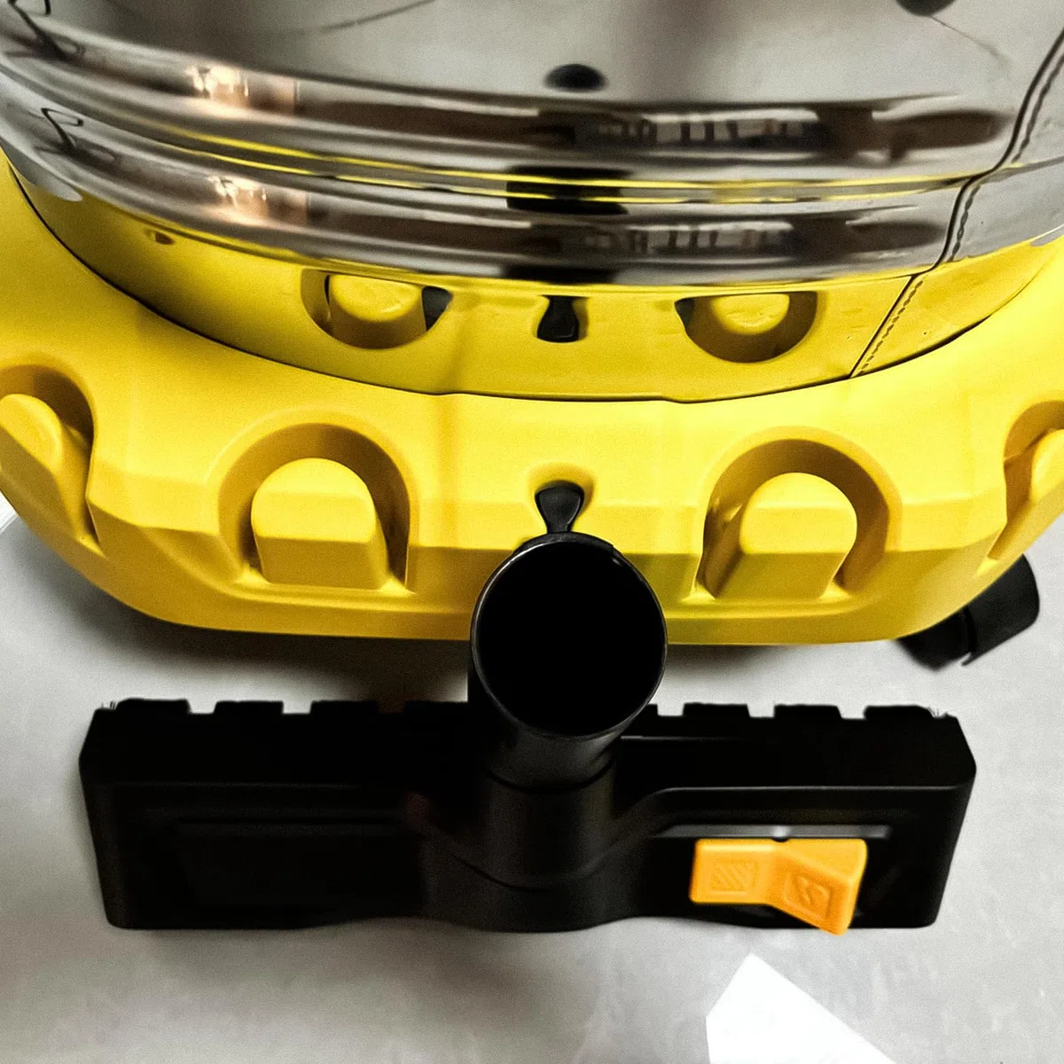 Bodendüse für Kärcher WD3, WD4, WD5, WD6, 35mm Trockensaugdüse Ersatz für Kärcher, Staubsauger Bodendüse Ersatzteile, Staubsauger Zubehör, Dampfreiniger Aufsätze für Hartboden & Teppich (Orange)