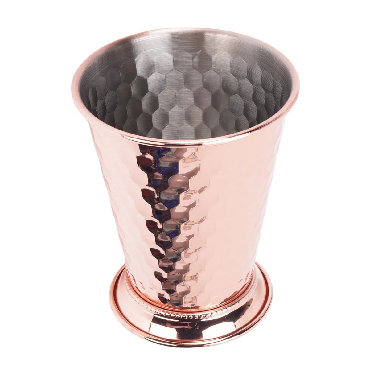 AYNEFY Julep-Becher aus Edelstahl, 400 Ml, Metall-Trinkbecher für Cocktails, Whisky, Bier, Pferderennen-Party, Bar, Zuhause, Restaurant, mit Glatten Kanten (Typ 1)
