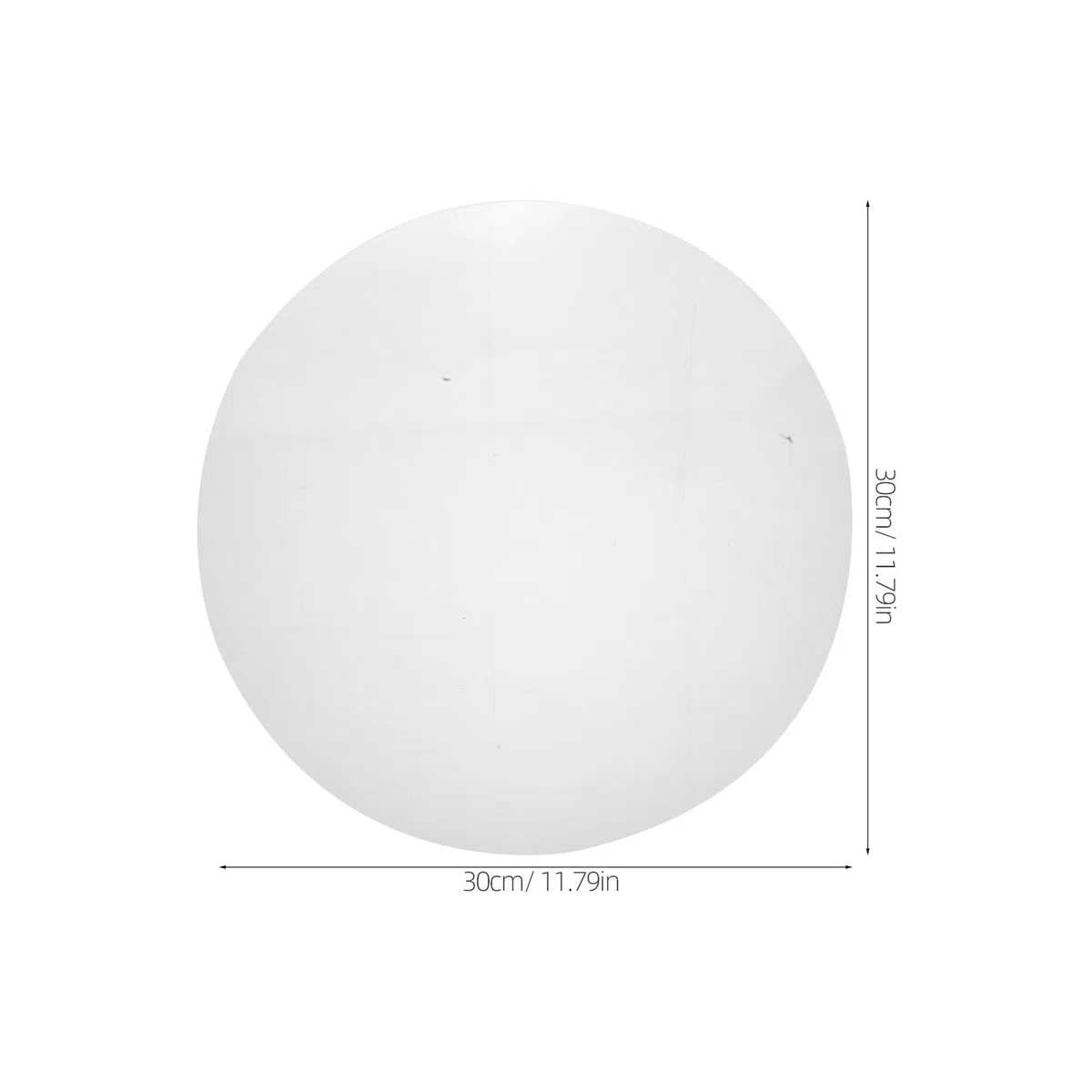 BESTYASH Transparente Acryl Uhrenplatte Rund 300mm Durchmesser 2mm Dicke Uhrenglas für Selbstgemacht Wanduhren Stabiles Zifferblatt mit Polierter Oberfläche Modernes Wanddekor