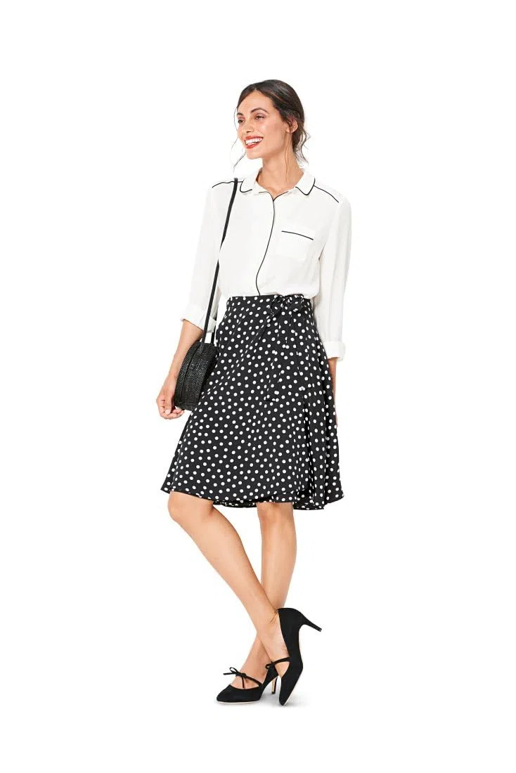 Burda Schnittmuster 6340, Rock [Damen, Größe 34-44] zum Selbernähen, ideal für Anfänger [L1]